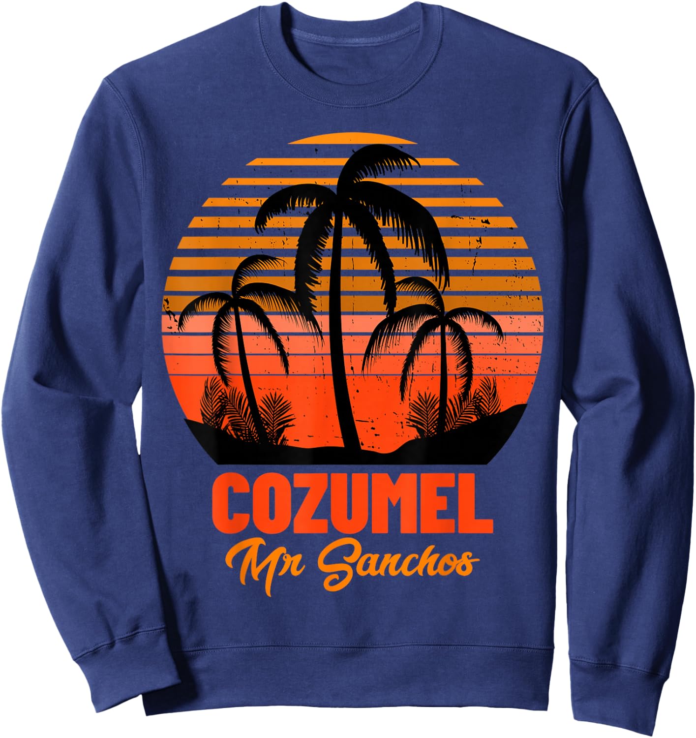 Mr Sanchos Beach Cozumel Mexico Sweatshirt - Sweatshirt | Navy
