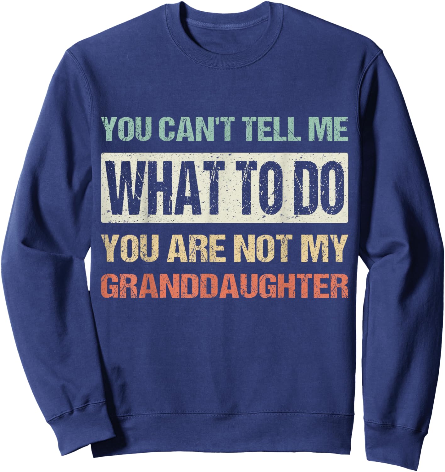 Funny Grandpa Art For Grandfather Gramps Men Poppy Papi Sweatshirt - Sweatshirt | Navy