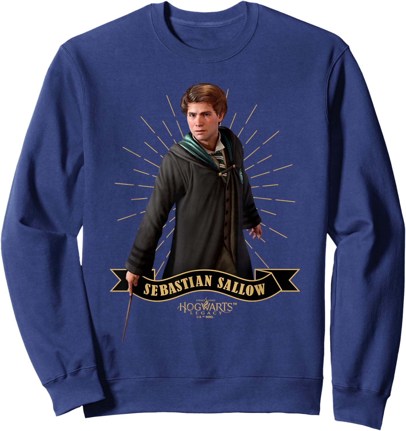 Harry Potter Hogwarts Legacy Sebastian Sallow Slytherin Sweatshirt - Sweatshirt | Navy