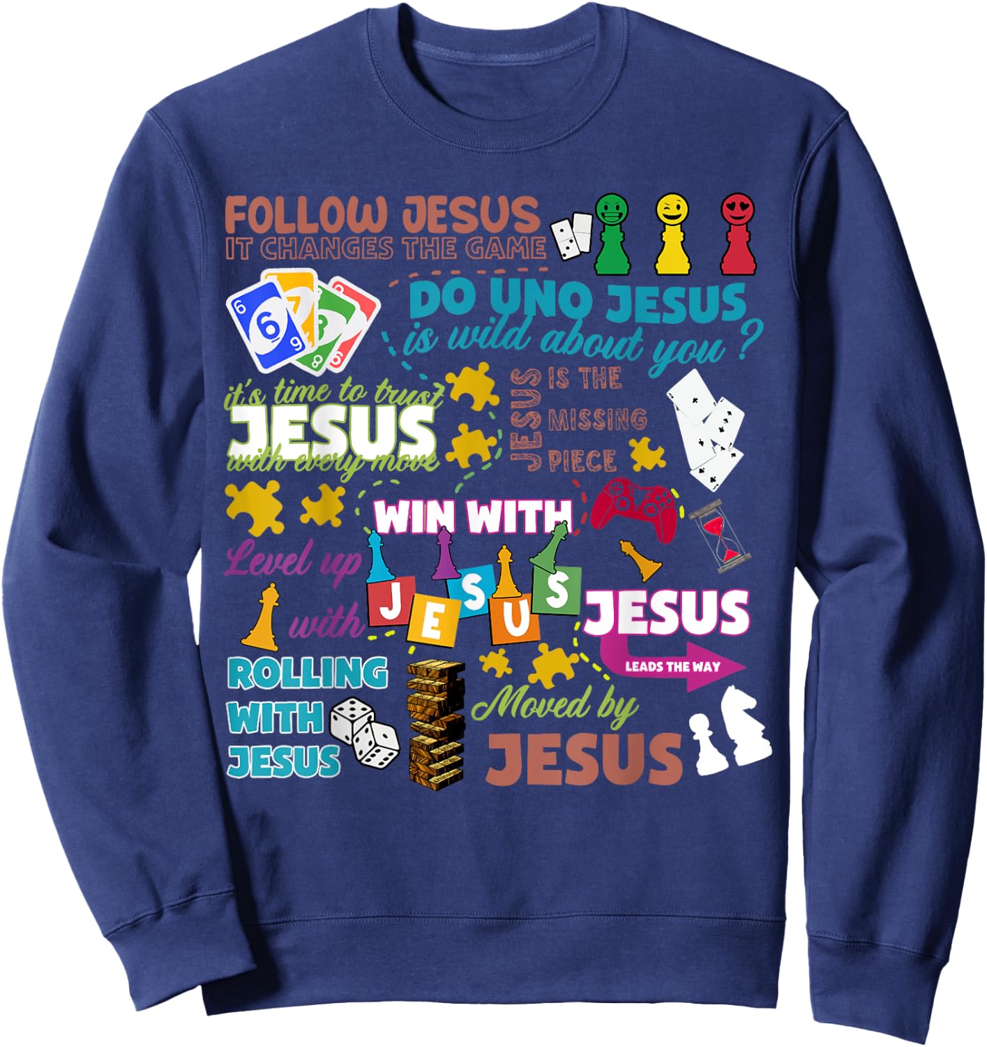 Twists And Turns VBS 2023 Vacation Bible School Christian Sweatshirt - Sweatshirt | Navy