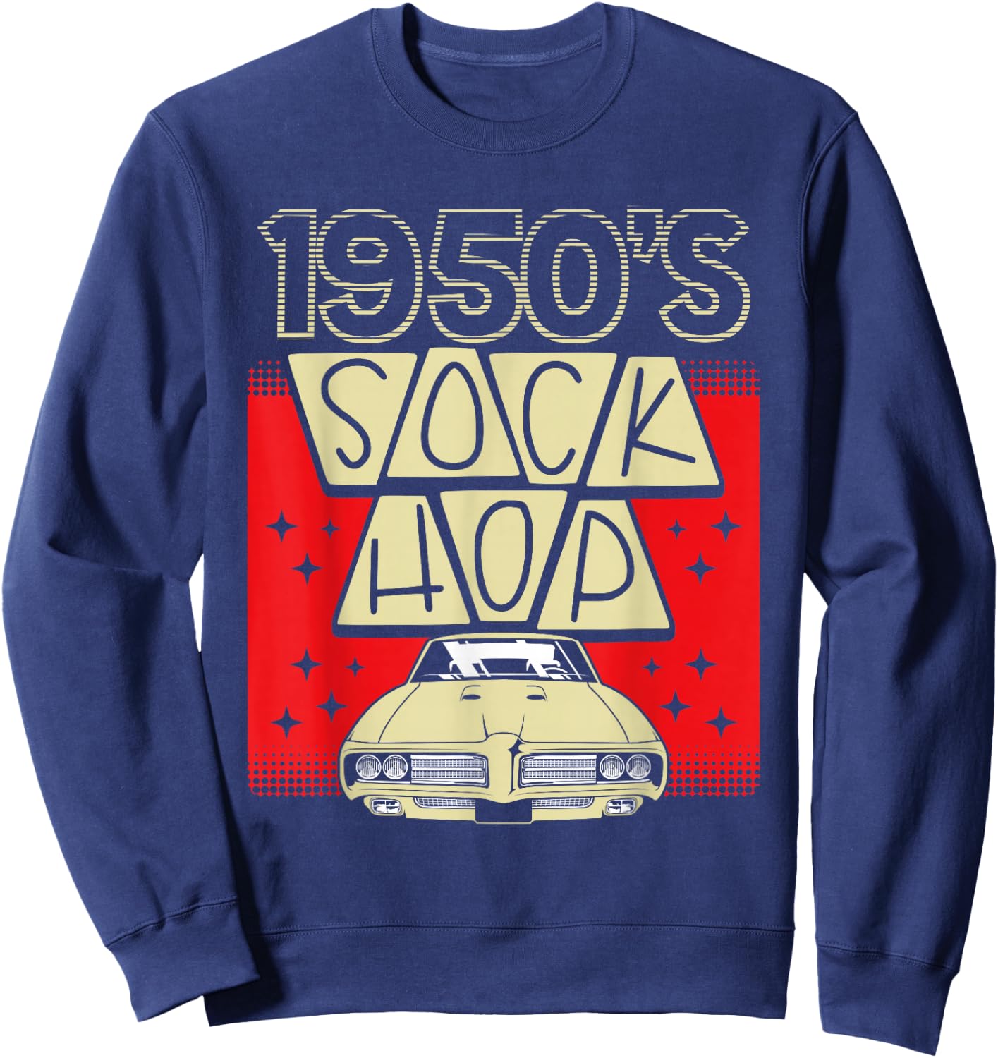 1950's Sock Hop 50S Sock Hop Sweatshirt - Sweatshirt | Navy