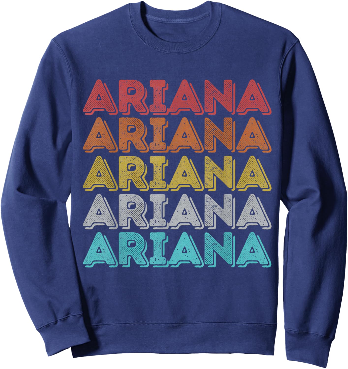 Vintage Retro Ariana Sweatshirt - Sweatshirt | Navy