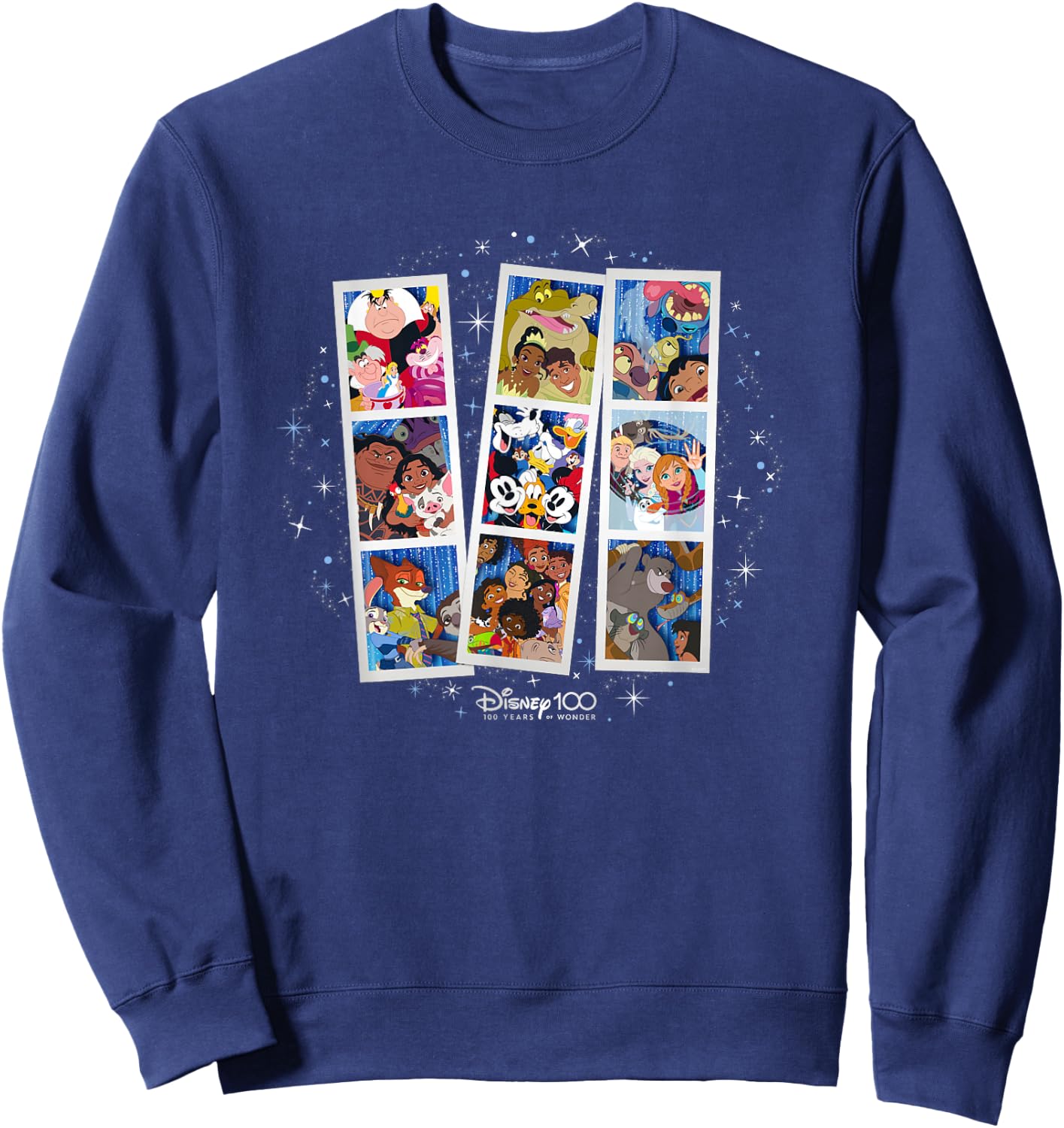 Disney 100 Anniversary Photo Booth Pictures D100 Sweatshirt - Sweatshirt | Navy