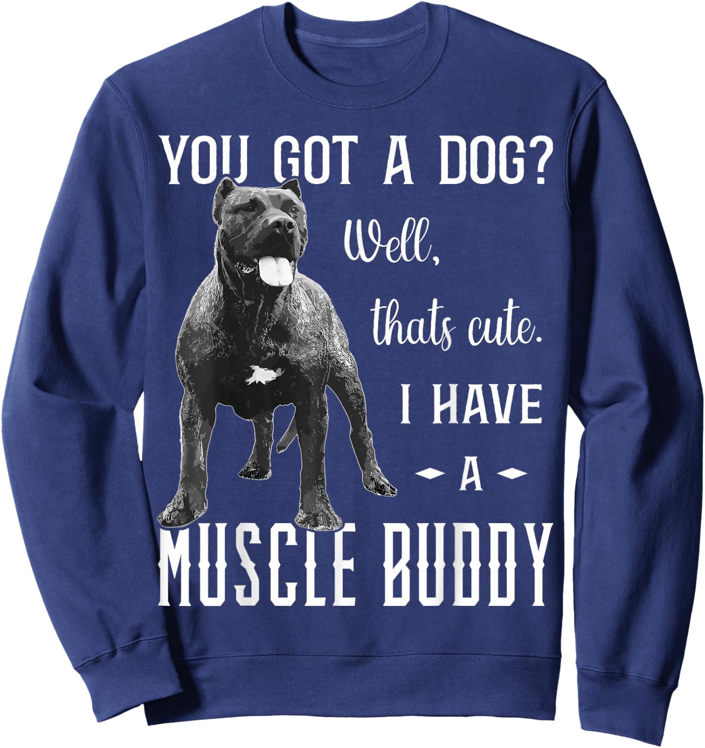 Perro De Presa Canario Collar Clothes Accessories Canary Dog Sweatshirt - Sweatshirt | Navy
