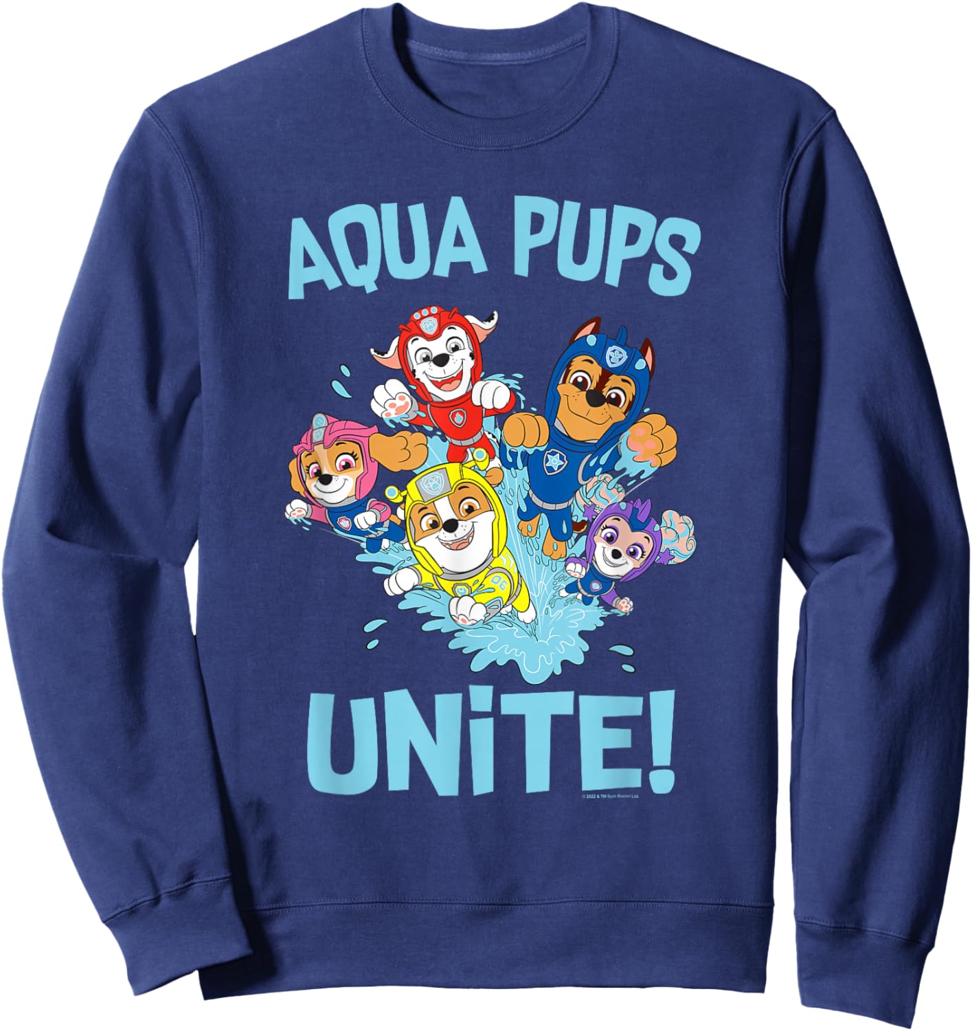 PAW Patrol Aqua Pups Making a Splash Sweatshirt - Sweatshirt | Navy
