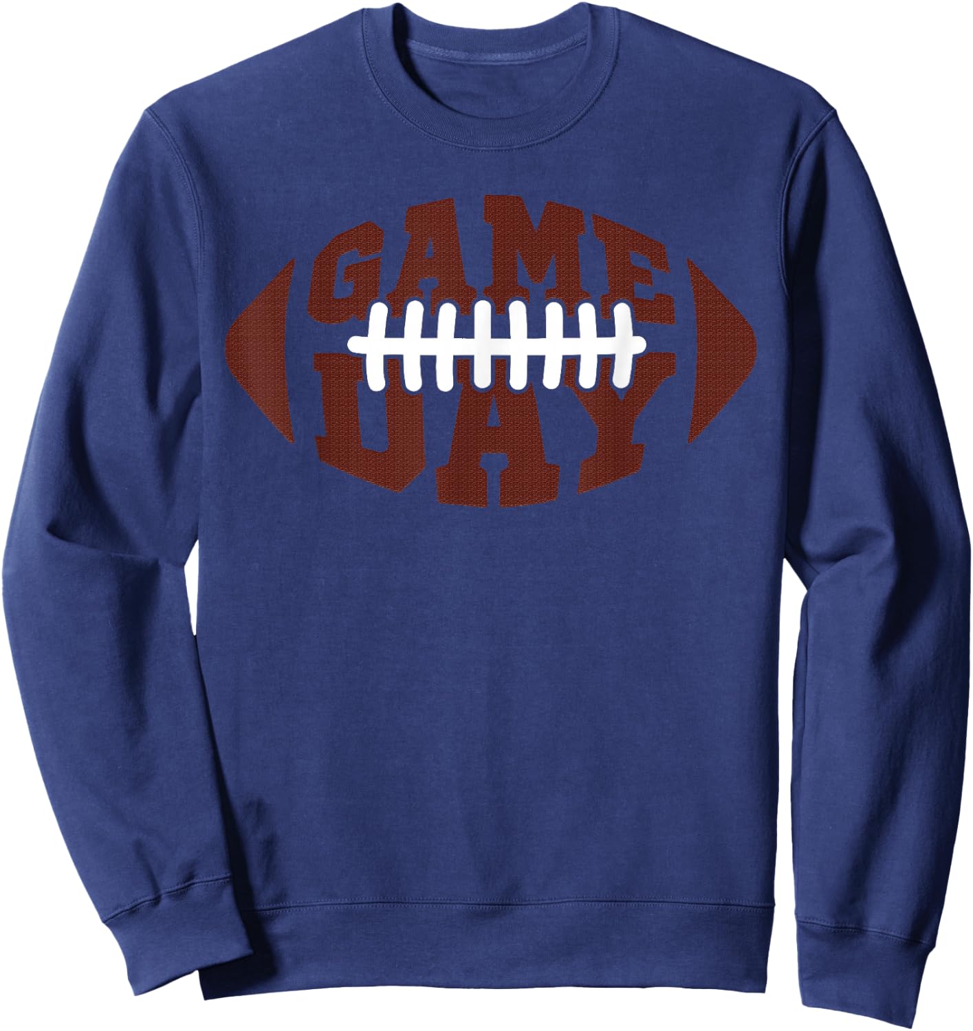Game Day American Football Sport Lover Game Day Vibes Sweatshirt - Sweatshirt | Navy