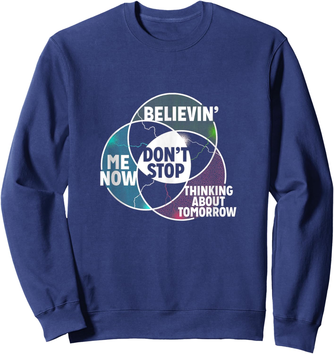 Venn Diagram Don't Stop Algebra Math Sweatshirt - Sweatshirt | Navy