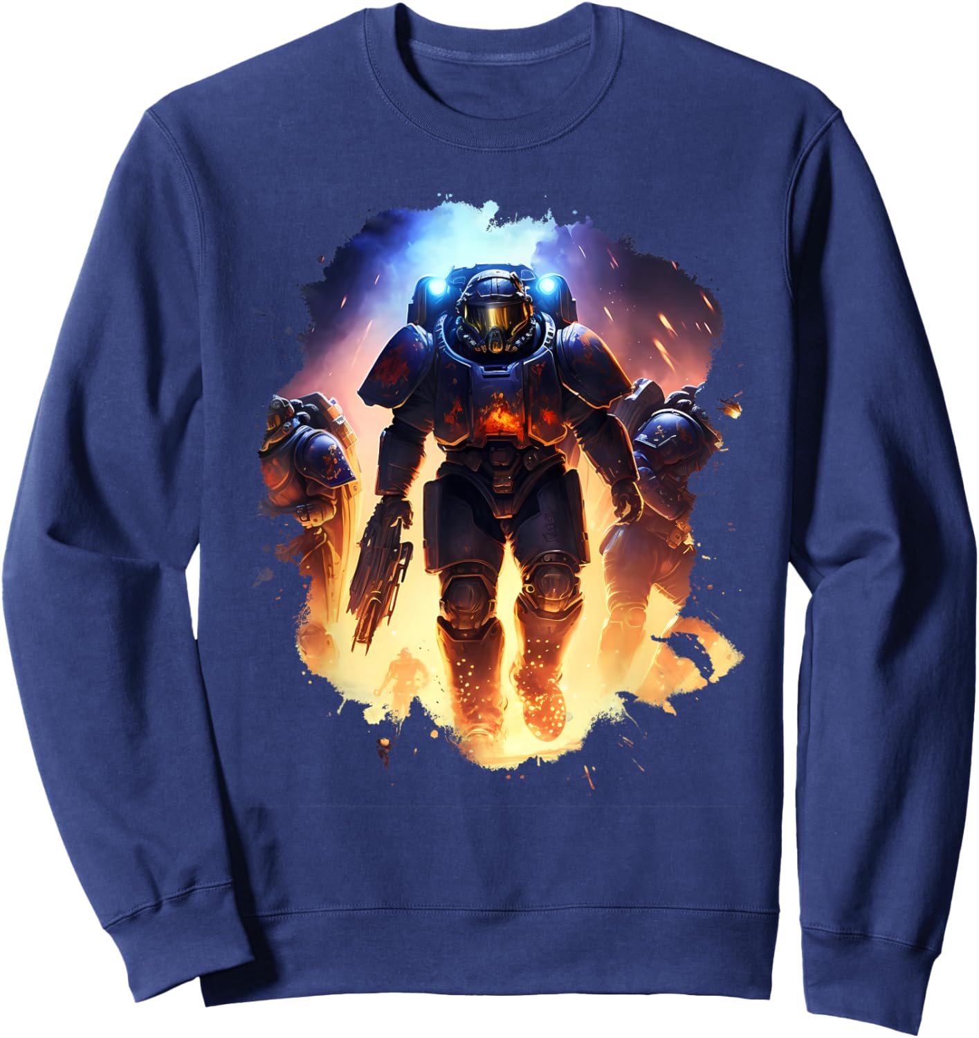 Heroes in Space The Epic Space Marines Sweatshirt - Sweatshirt | Navy