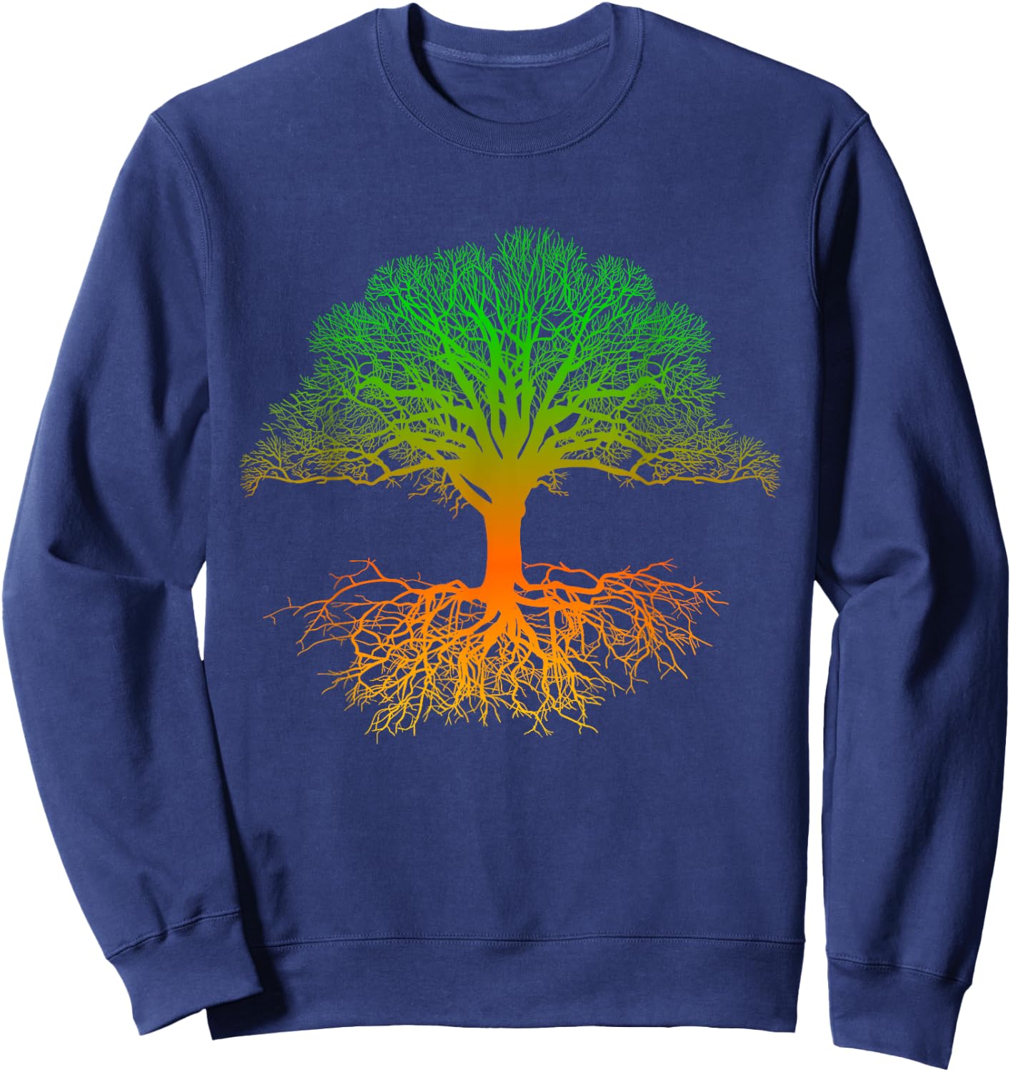 Tree Life Yoga Mystical Zen Meditation Sweatshirt - Sweatshirt | Navy