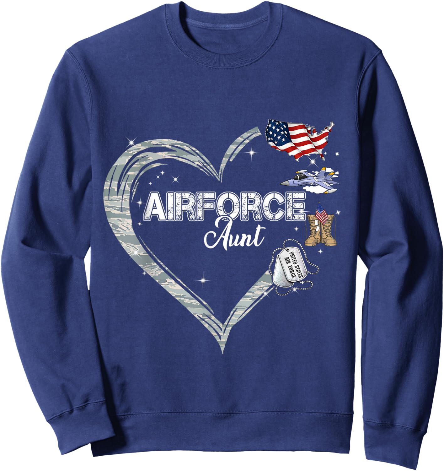 Military Family Sweatshirt - Sweatshirt | Navy