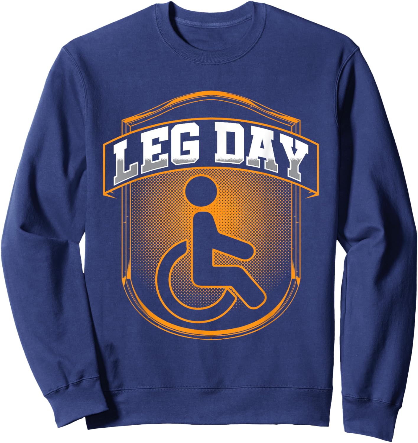Put Funny Handicap Workout Sarcastic Gym Hilarious Fan Sweatshirt - Sweatshirt | Navy