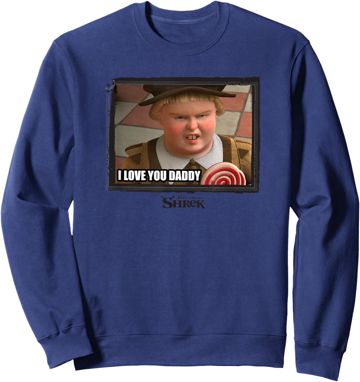Shrek I Love You Daddy Sweatshirt - Sweatshirt | Navy