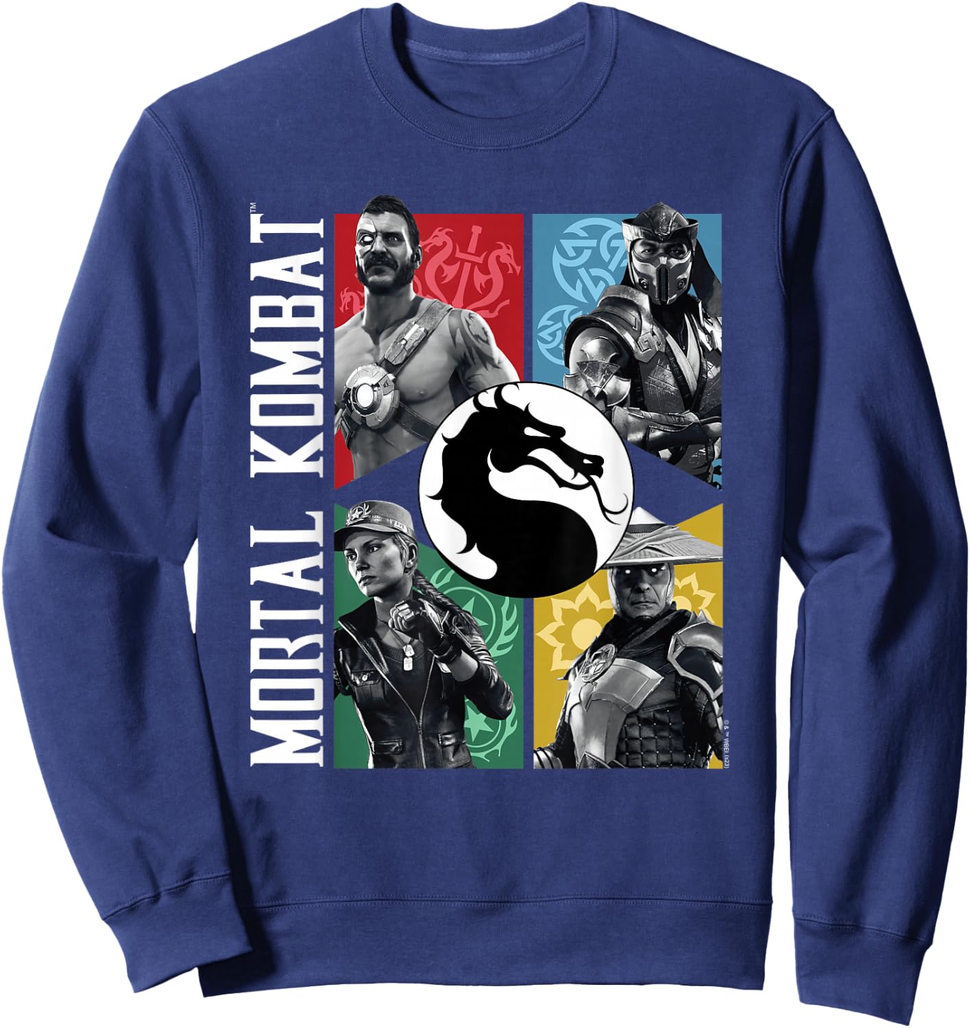 Mortal Kombat - Character Grid Sweatshirt - Sweatshirt | Navy