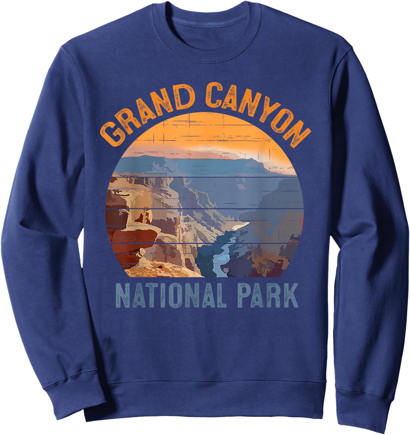 Grand Canyon National Park Arizona Vacation Trip Hiking Sweatshirt - Sweatshirt | Navy