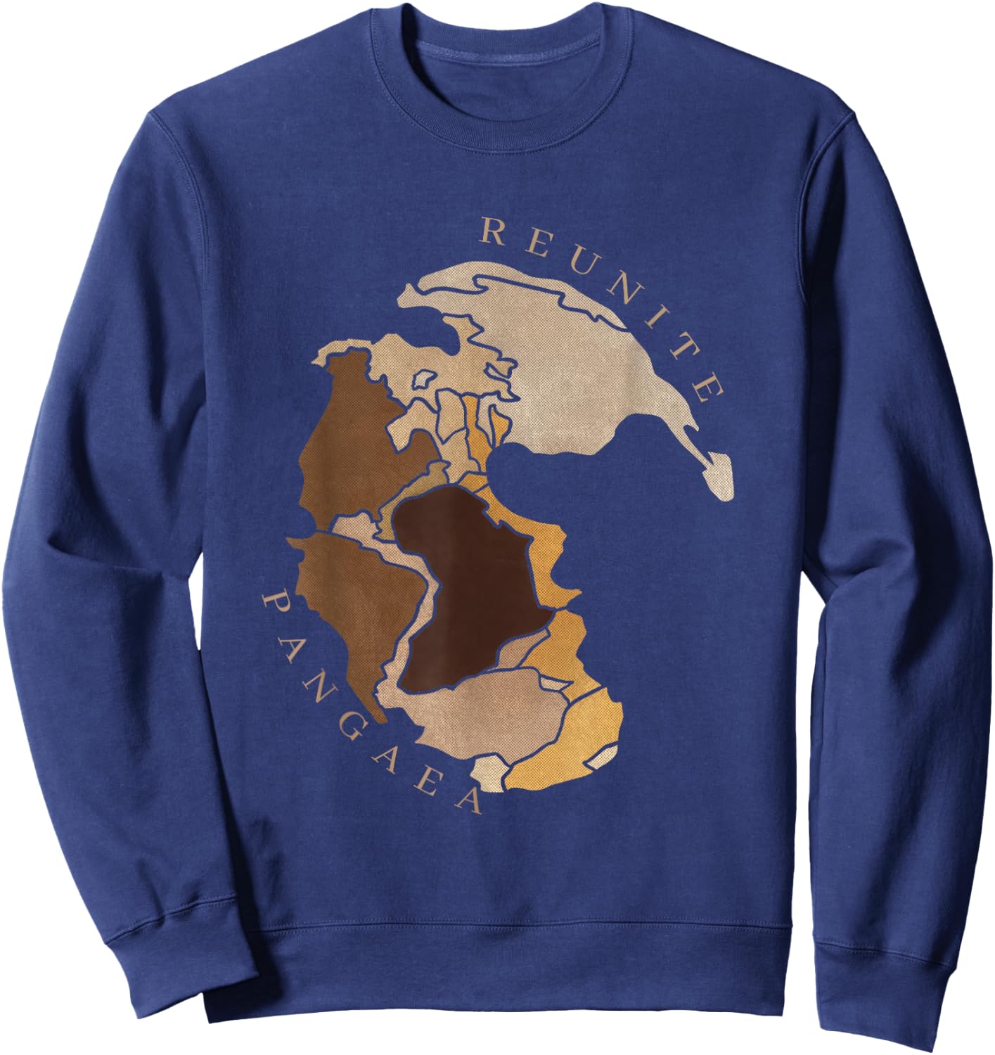 Reunite Pangaea : Human Skin Version Sweatshirt - Sweatshirt | Navy