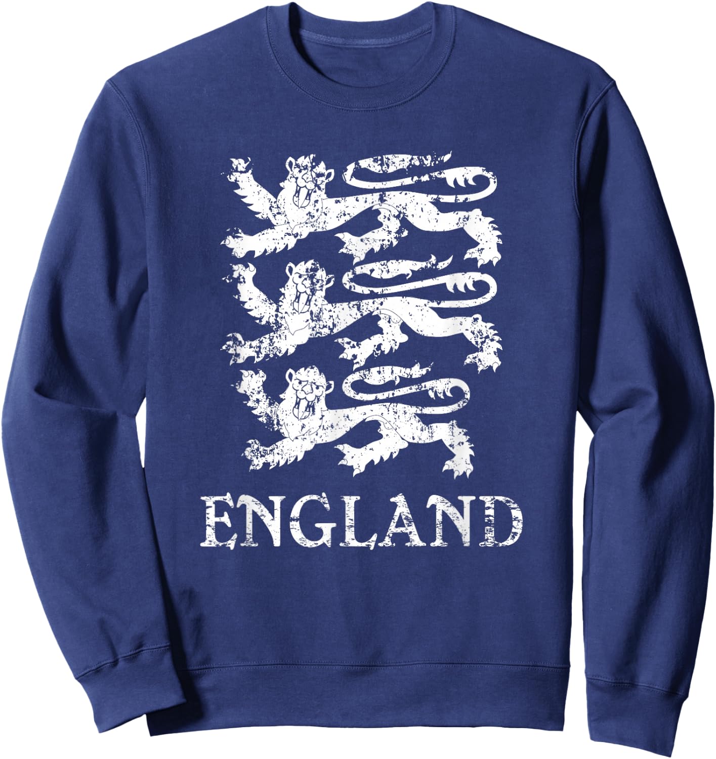 England Lion Symbol English Pride Sweatshirt - Sweatshirt | Navy