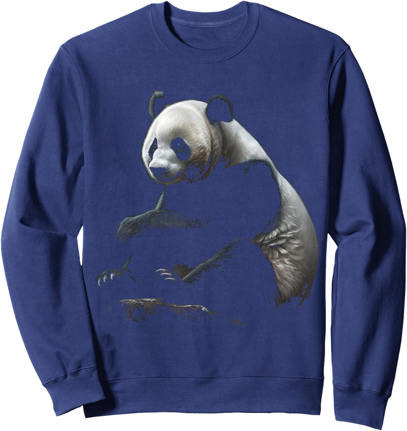 Large Panda Zoo - Animal Panda Sweatshirt - Sweatshirt | Navy