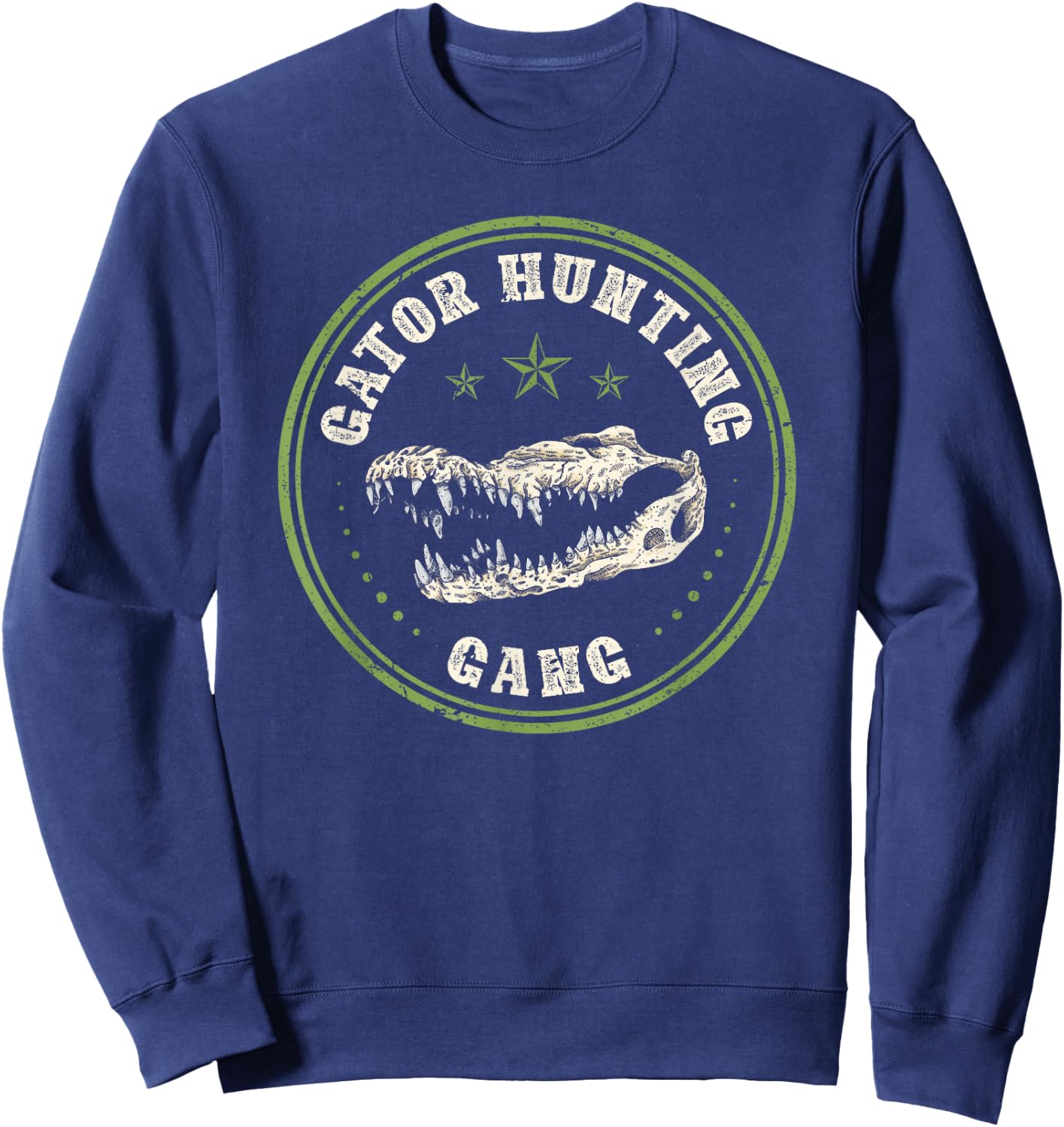 Alligator Hunter, Gator Hunting Gang Sweatshirt - Sweatshirt | Navy