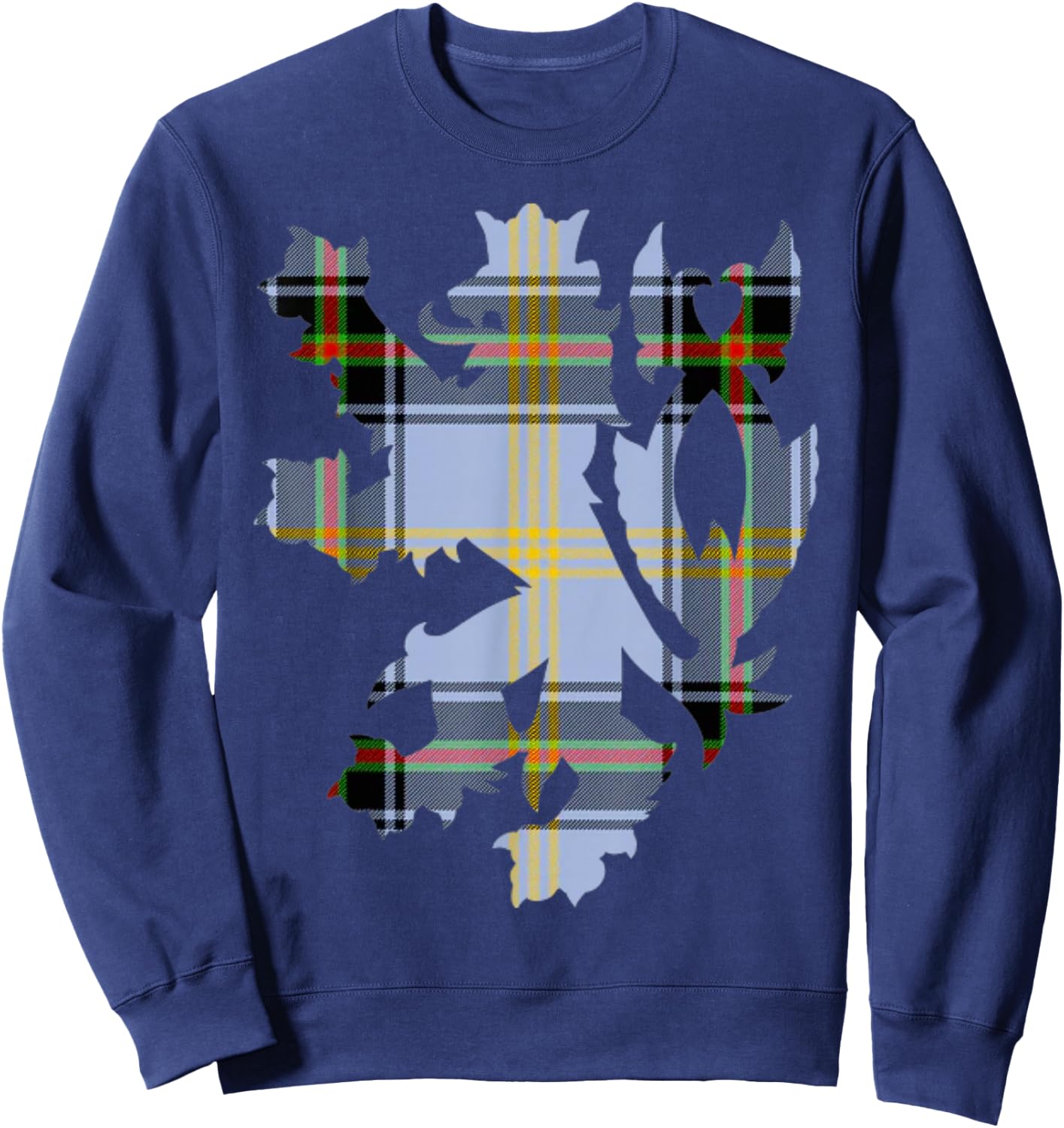 Clan Bell of the Borders Tartan Scottish Family Name Pride Sweatshirt - Sweatshirt | Navy