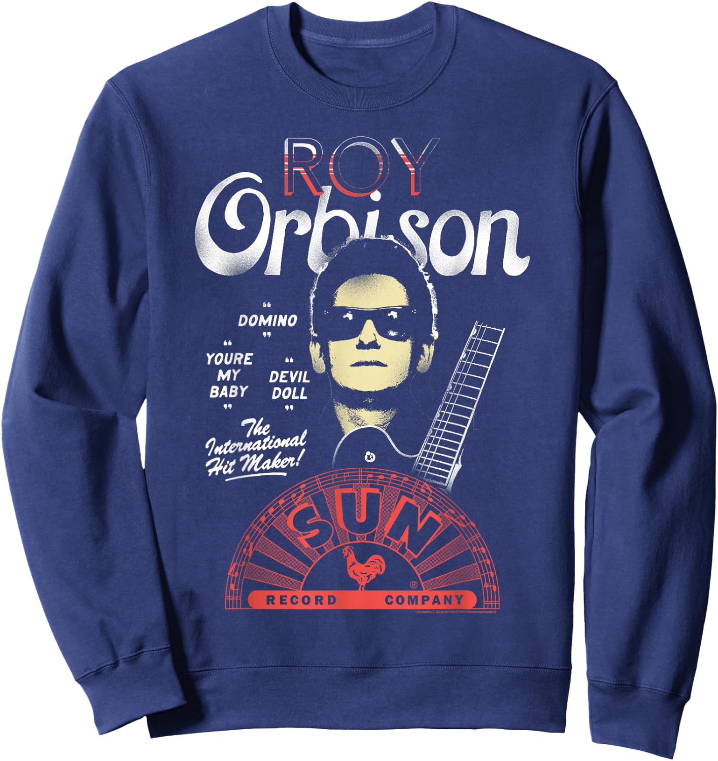 Sun Records X Roy Orbison International Hit Maker Sweatshirt - Sweatshirt | Navy