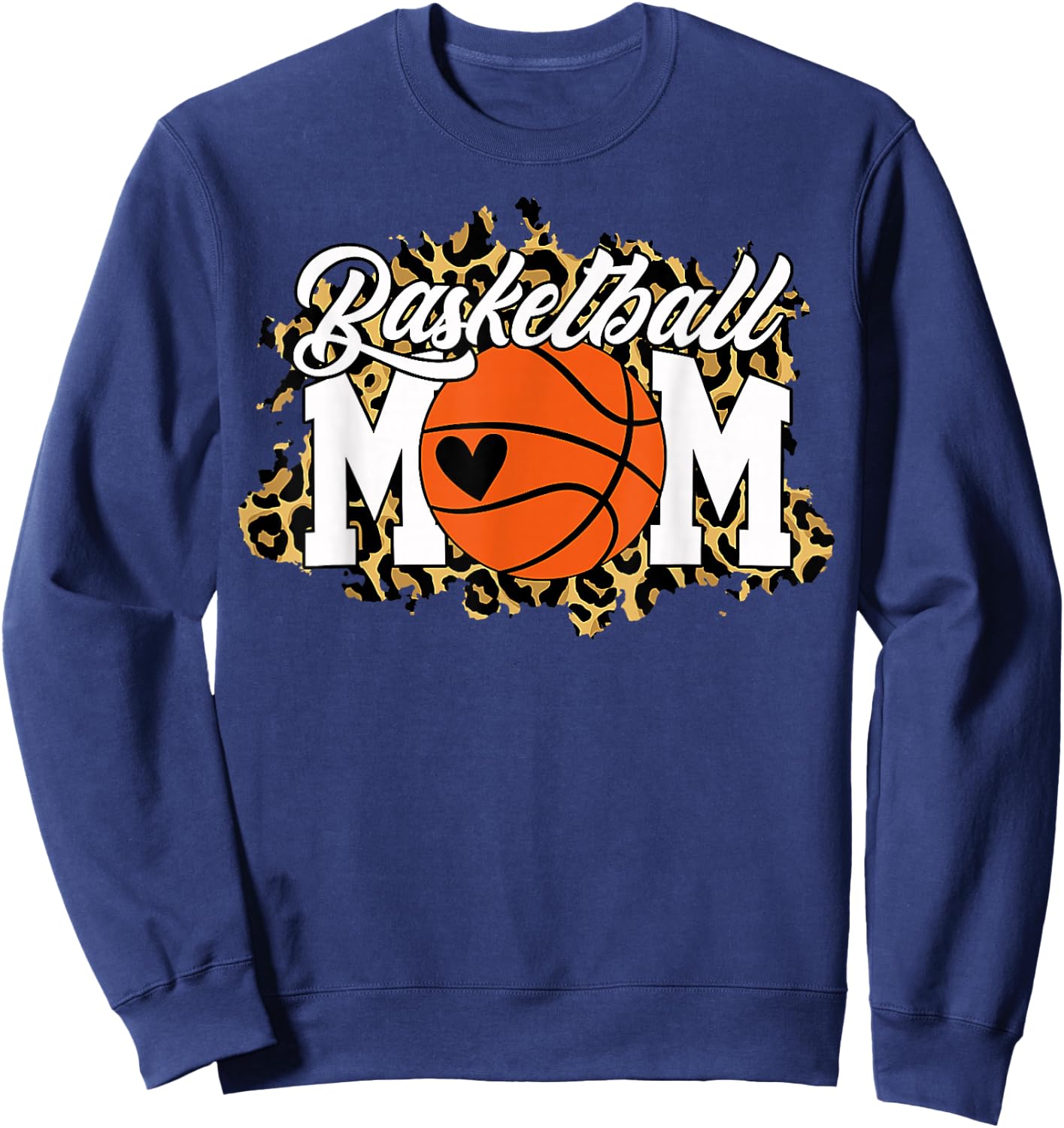 Basketball Mom Shirt Mom Game Day Outfit Sweatshirt - Sweatshirt | Navy