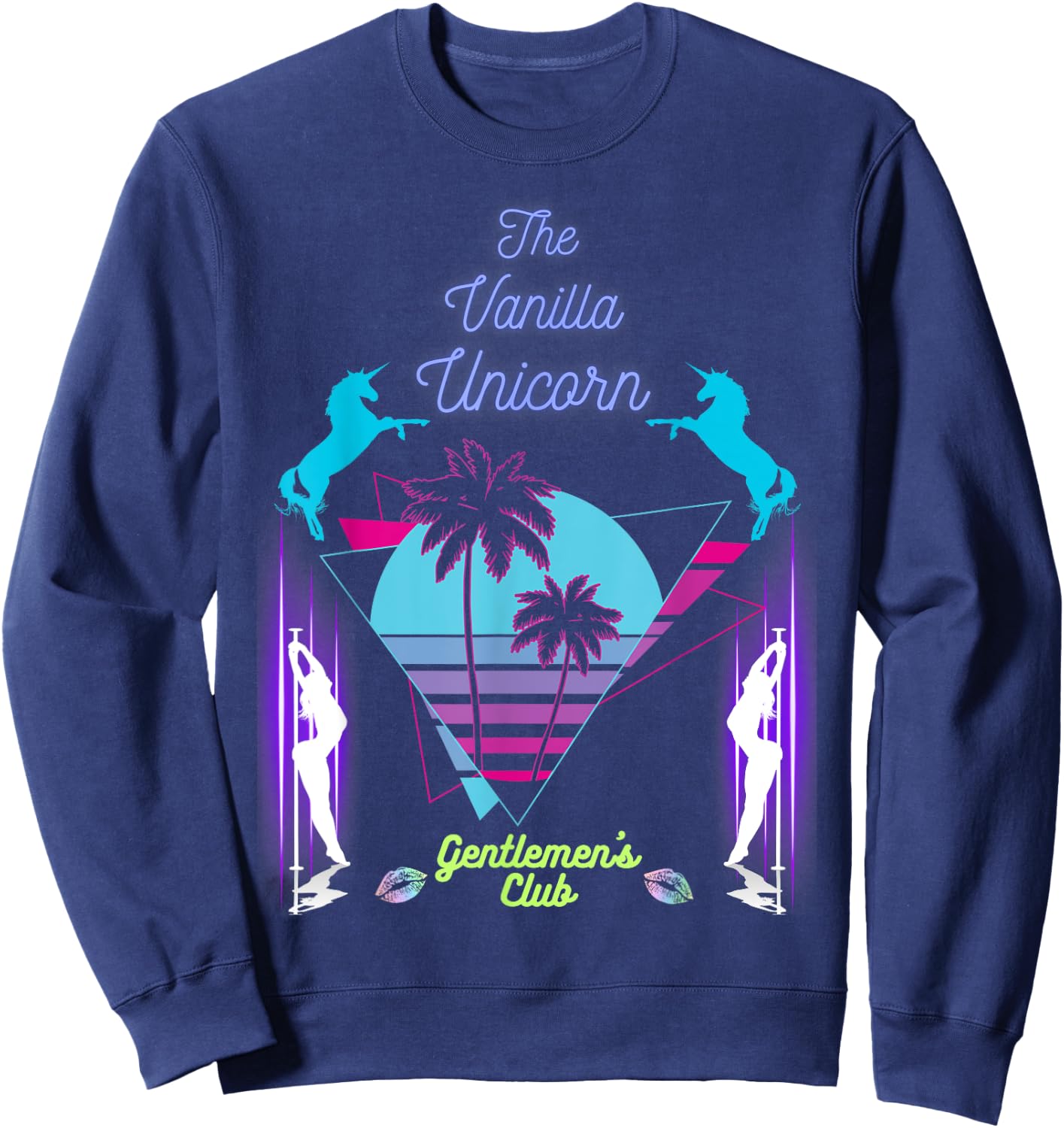 The Vanilla Unicorn Sweatshirt - Sweatshirt | Navy