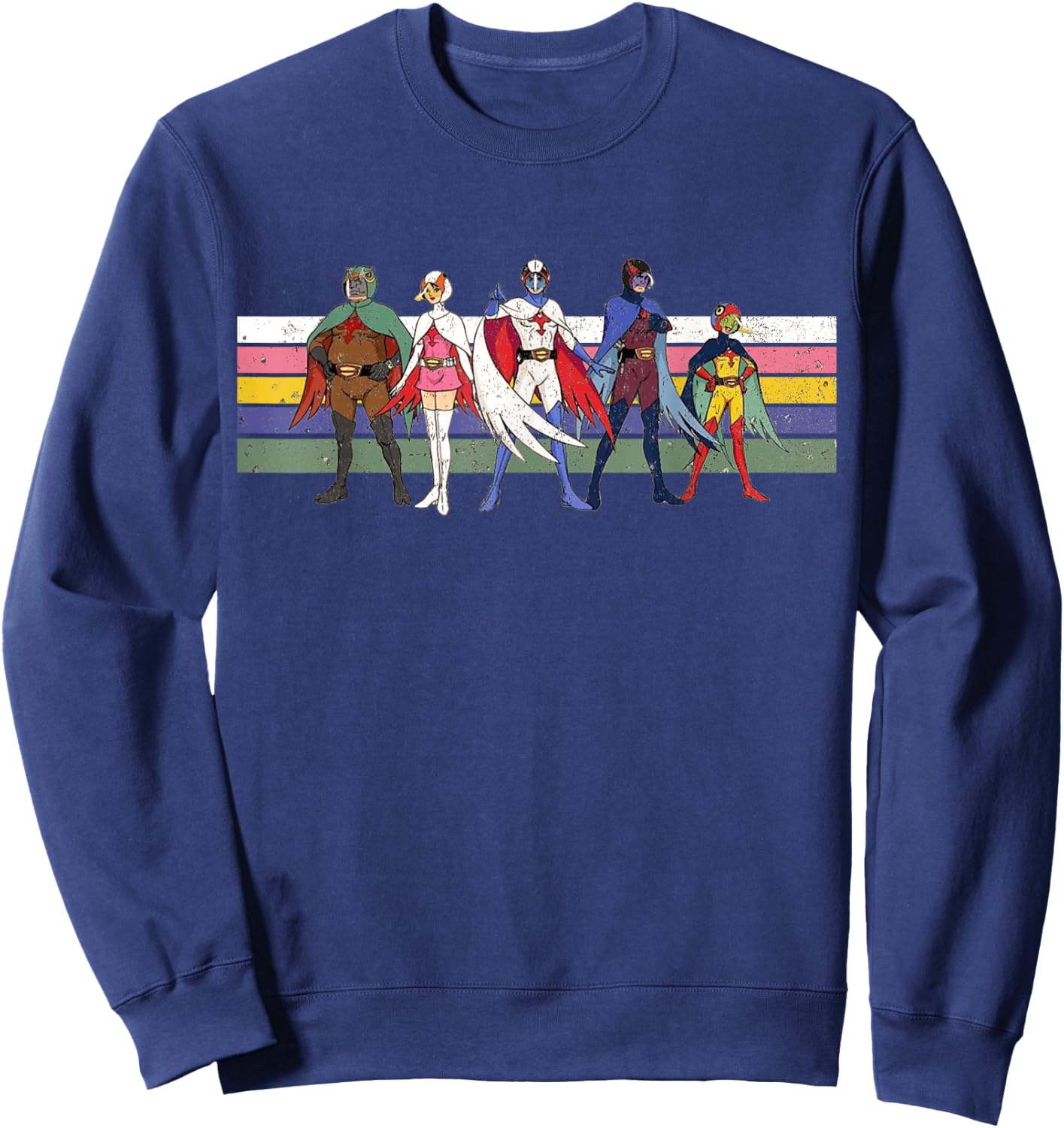 Battle of the planets G Force Retro Colour Sweatshirt - Sweatshirt | Navy