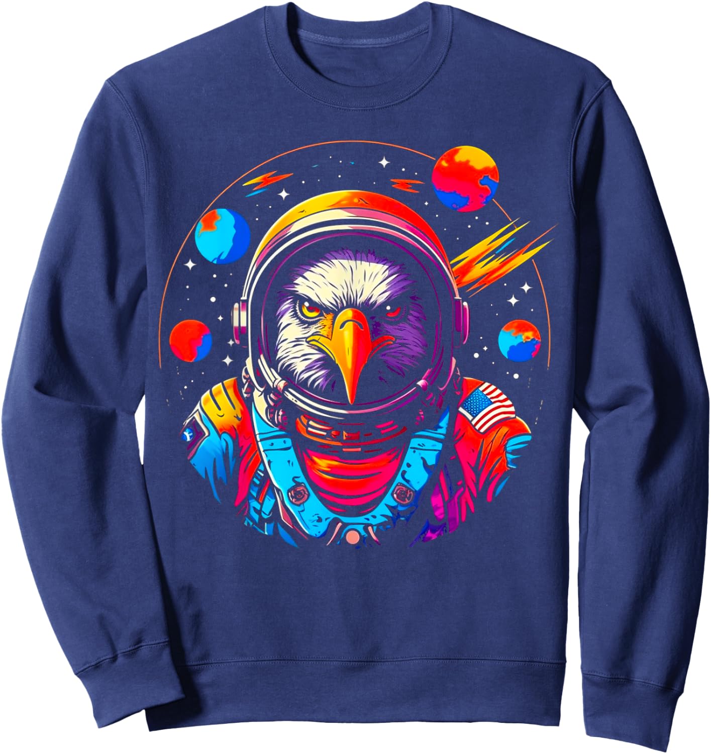 Astronaut Eagle Sweatshirt - Sweatshirt | Navy