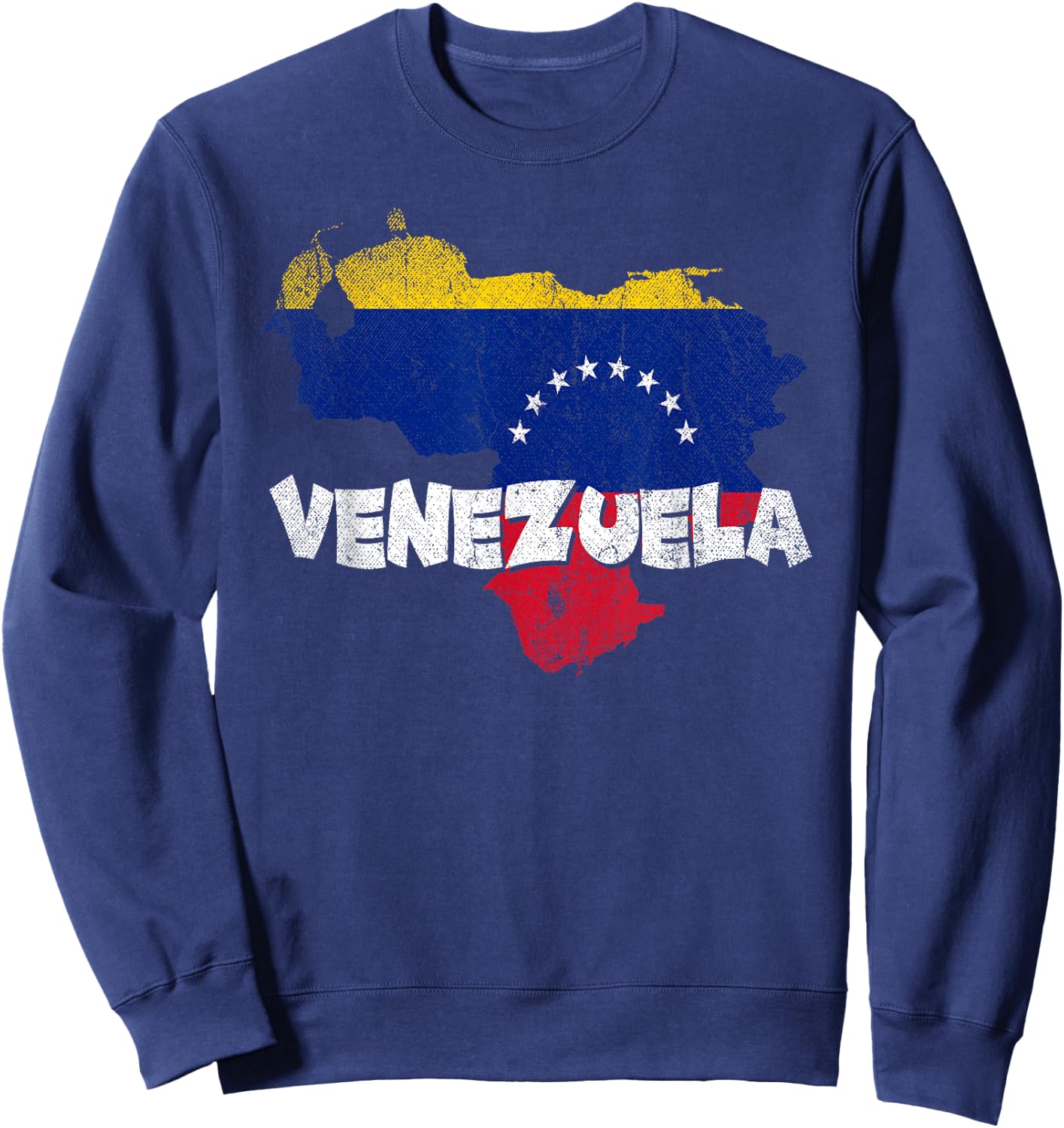 Venezuela Pride Venezuelan Flag Caracas Gift Venezuela Sweatshirt - Sweatshirt | Navy