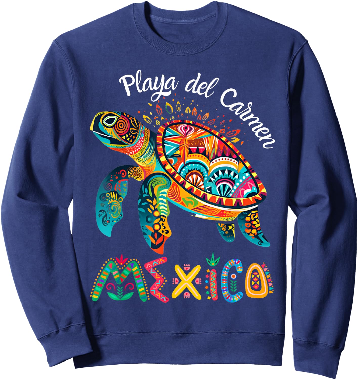 Playa Del Carmen Mexico Playa Souvenir Sweatshirt - Sweatshirt | Navy