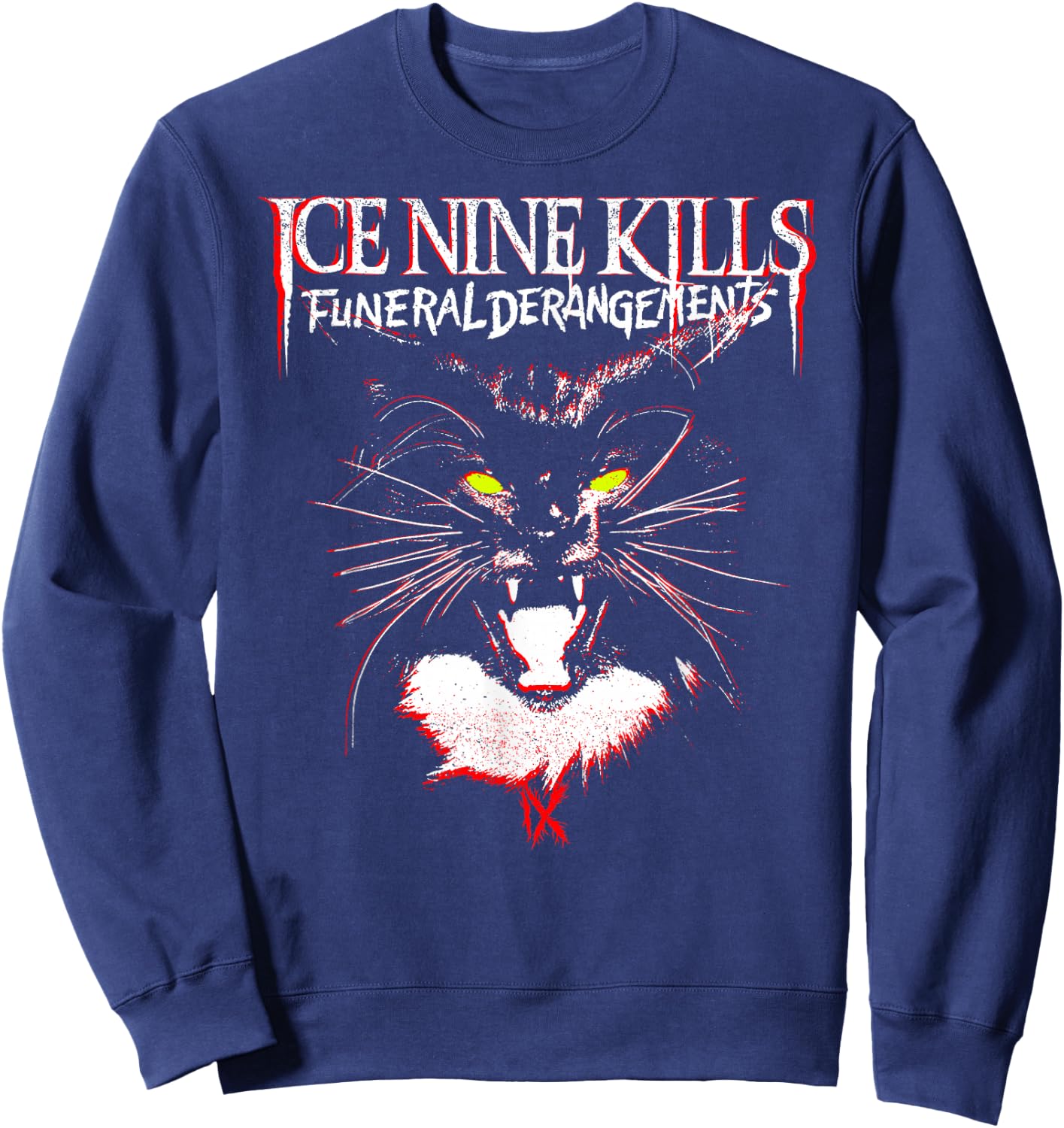 Ice Nine Kills – Funeral Derangements Halloween Sweatshirt - Sweatshirt | Navy
