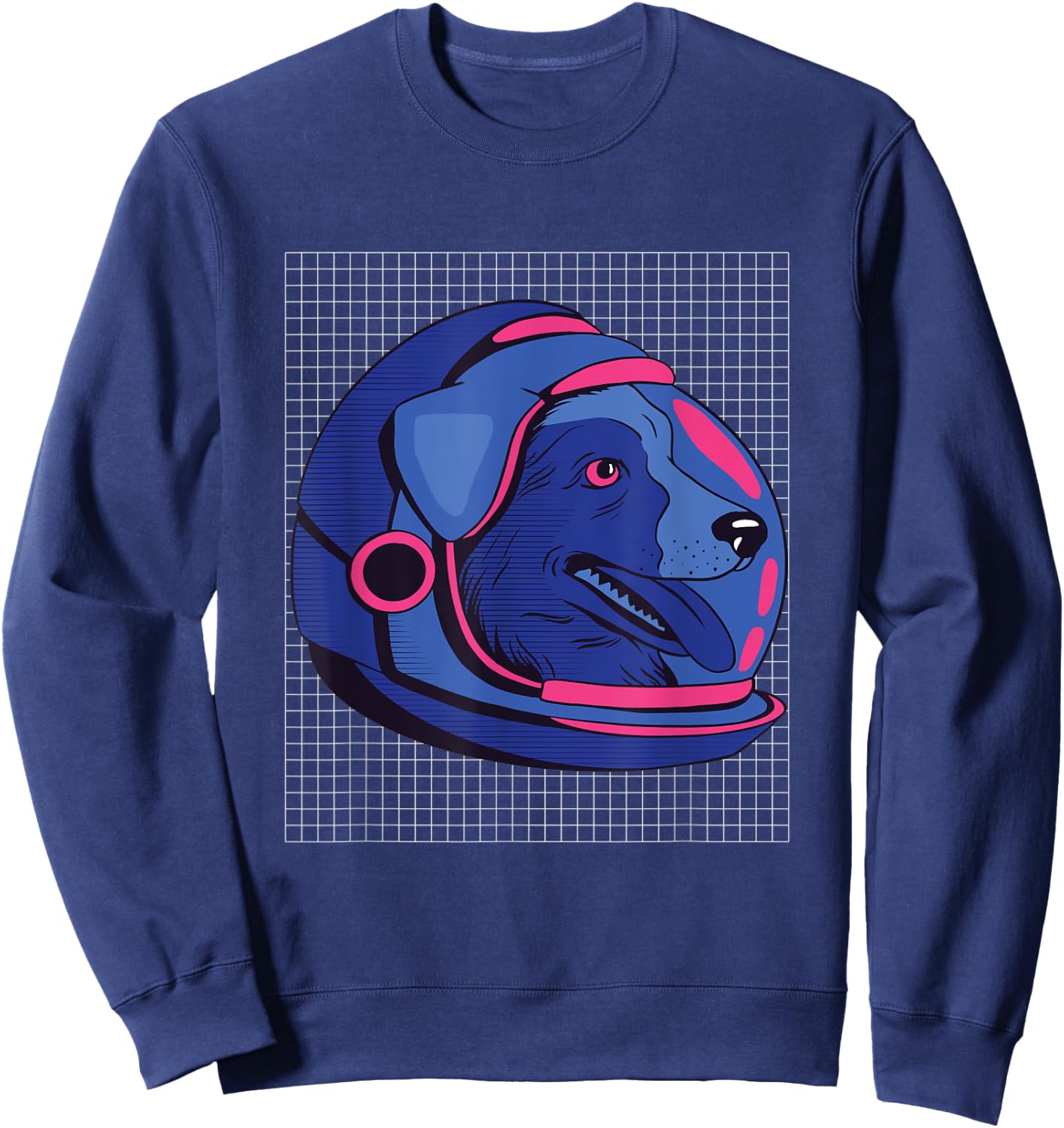 Astronaut Laika Russia Dog Sweatshirt - Sweatshirt | Navy