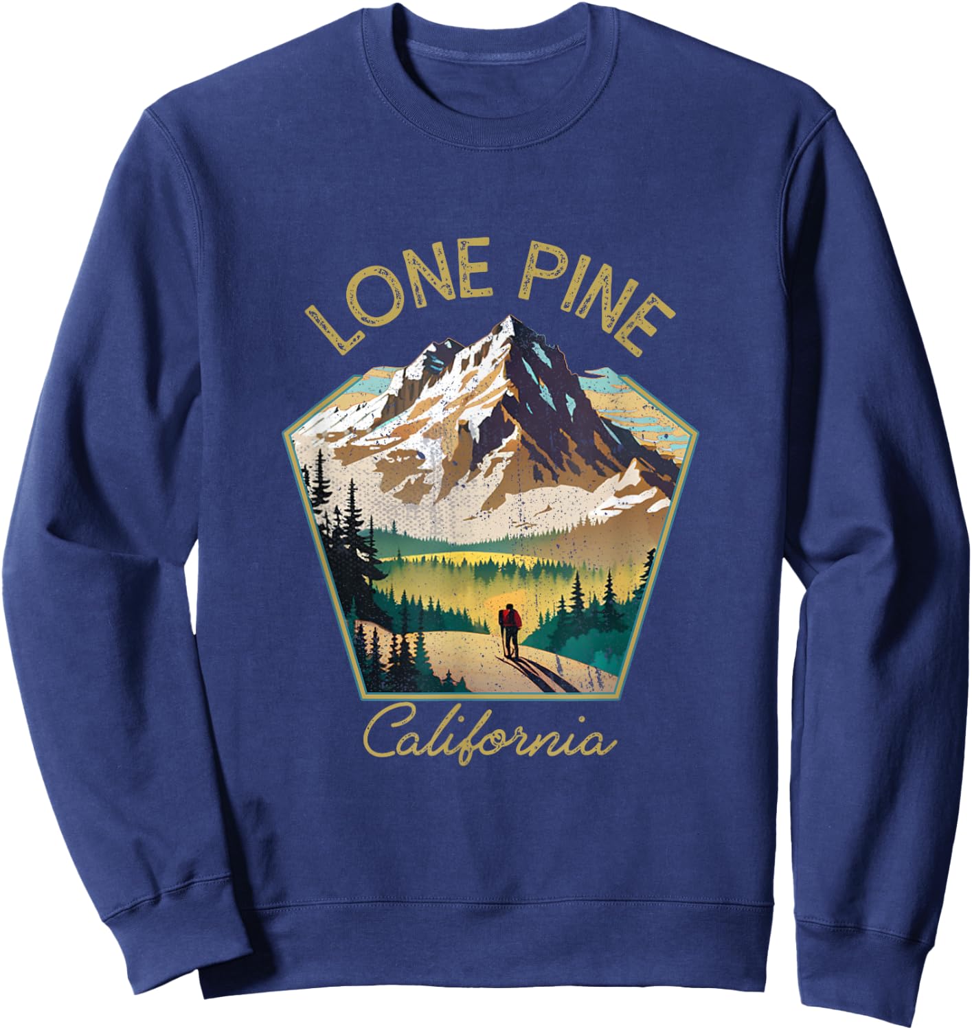Lone Pine Retro Clothing - Lone Pine Souvenir Sweatshirt - Sweatshirt | Navy