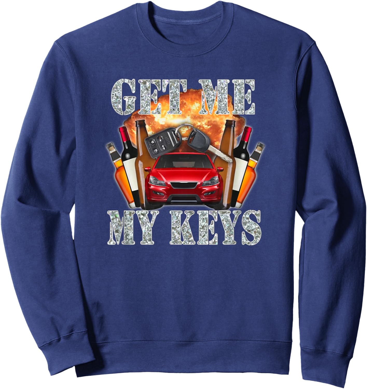 Get Me My Keys Sweatshirt - Sweatshirt | Navy