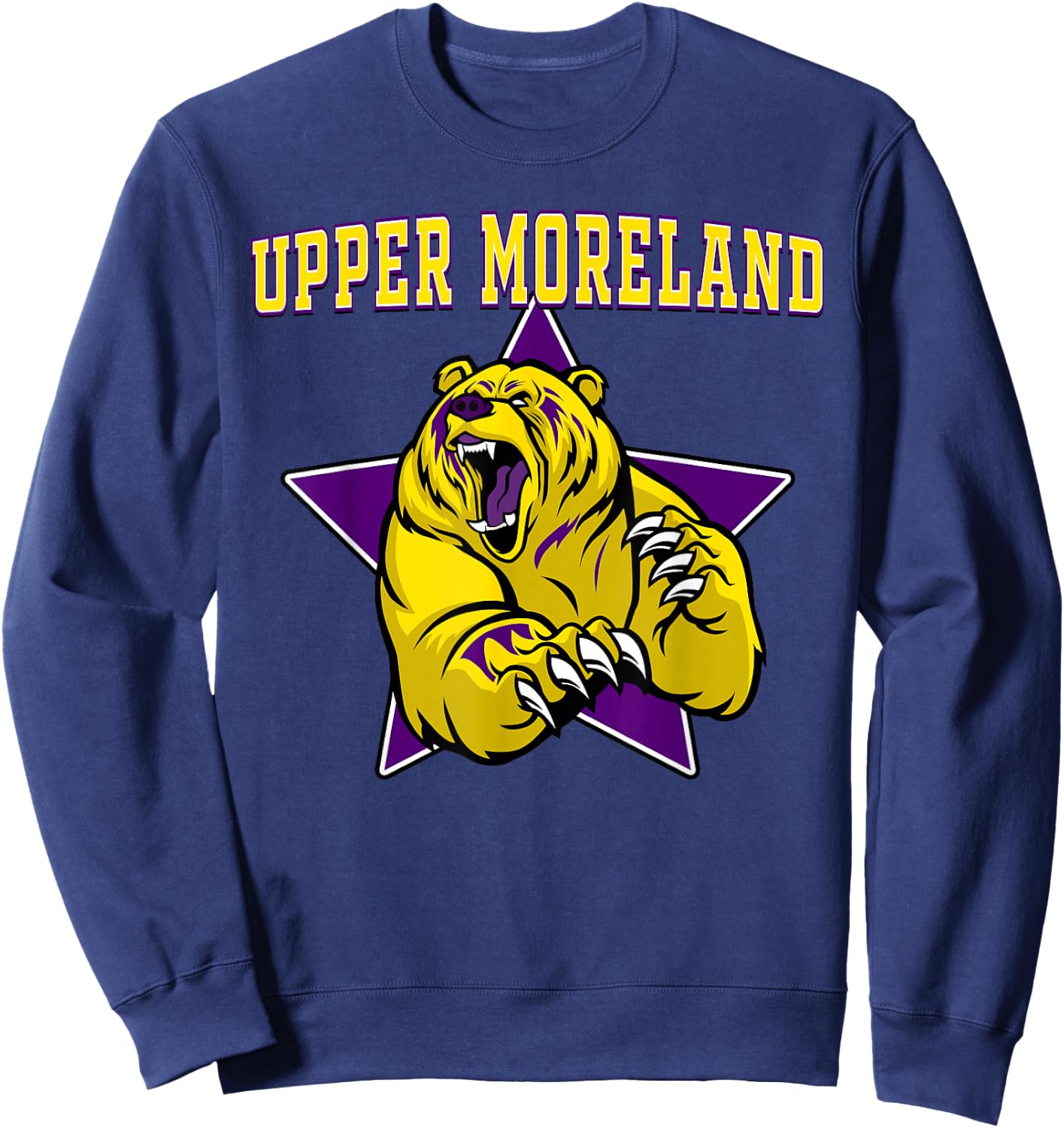 Upper Moreland Bears High School Team Spirit Sweatshirt - Sweatshirt | Navy