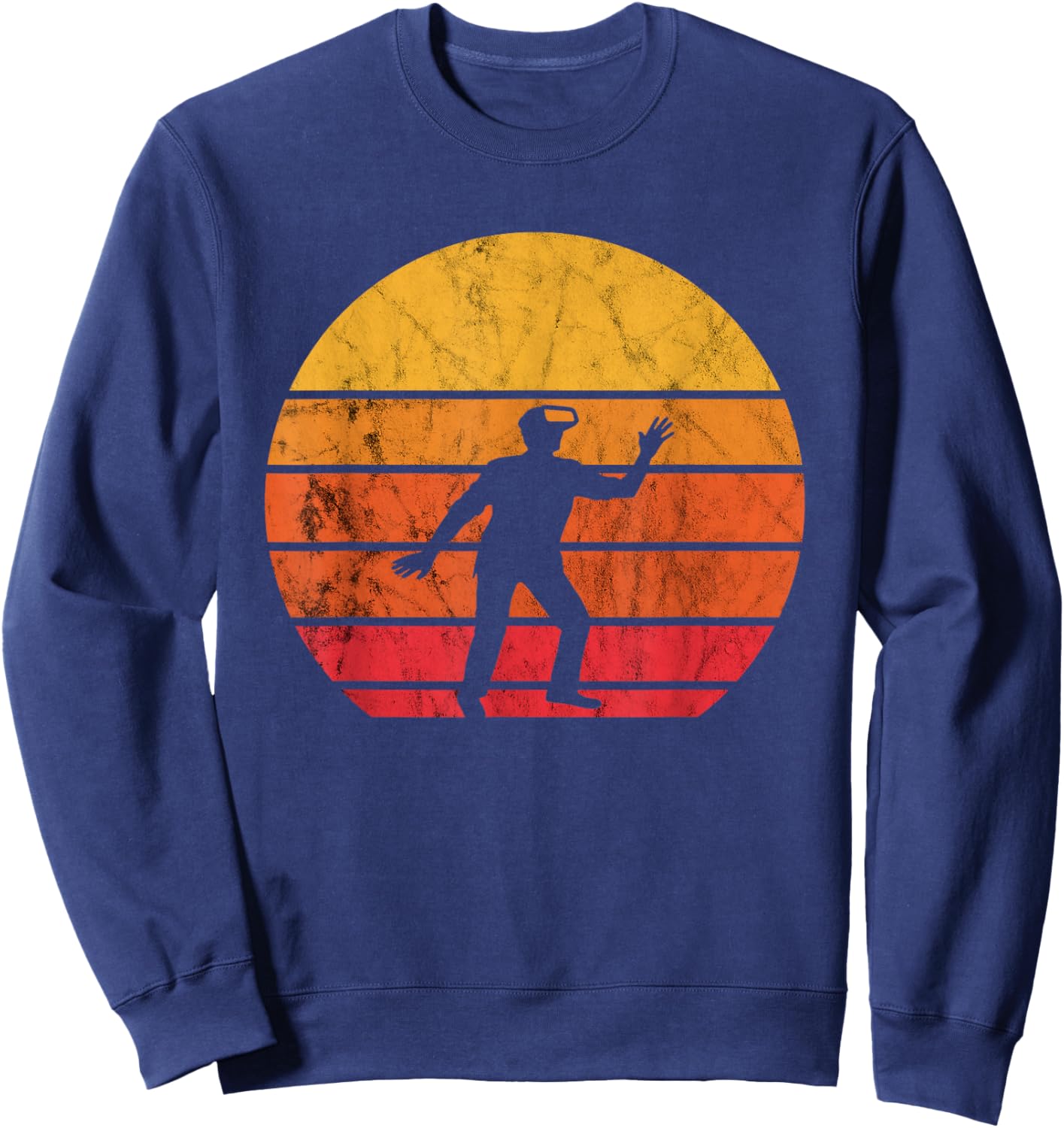 Vintage Retro VR Developer VR Gaming Virtual Reality Sweatshirt - Sweatshirt | Navy