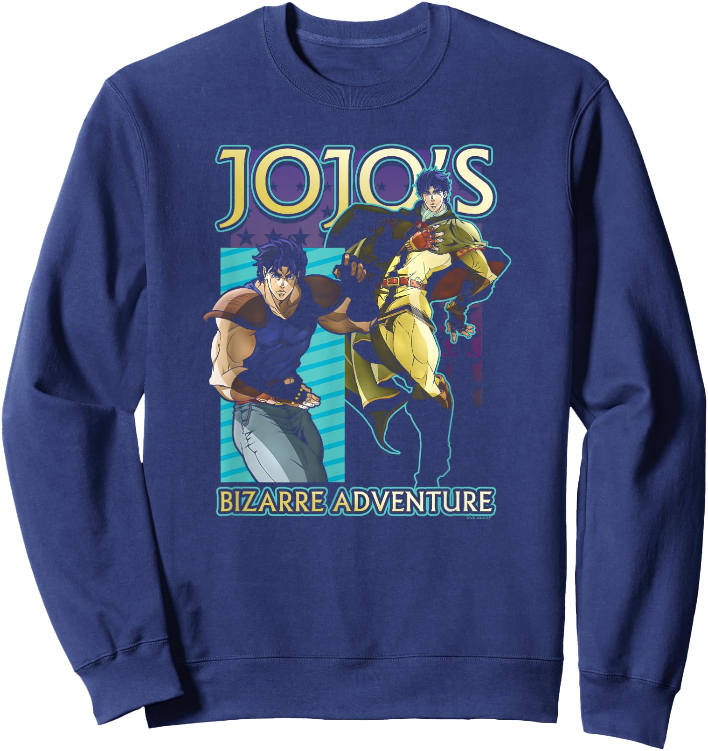 JoJo's Bizarre Adventure Phantom Blood Jonathan Joestar Pose Sweatshirt - Sweatshirt | Navy