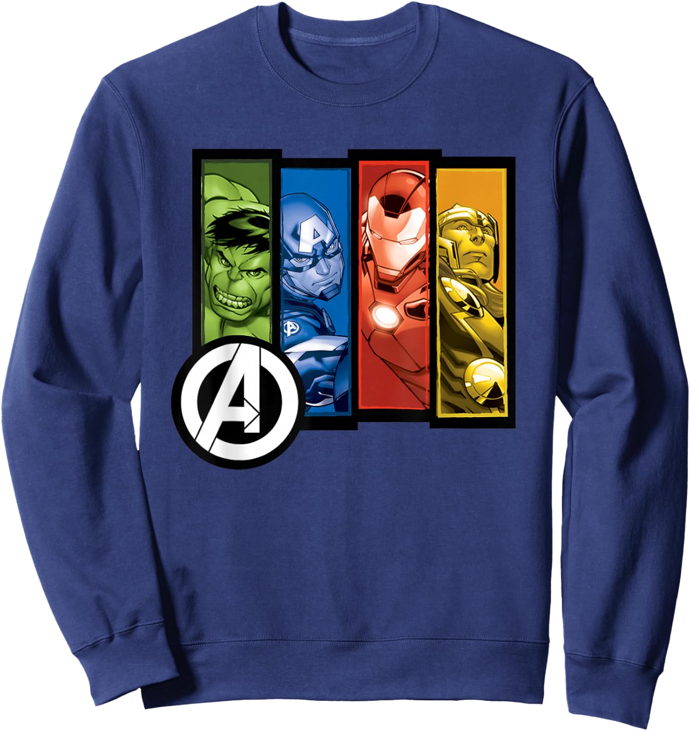 Marvel Avengers Four Heroes Four Colours Sweatshirt - Sweatshirt | Navy