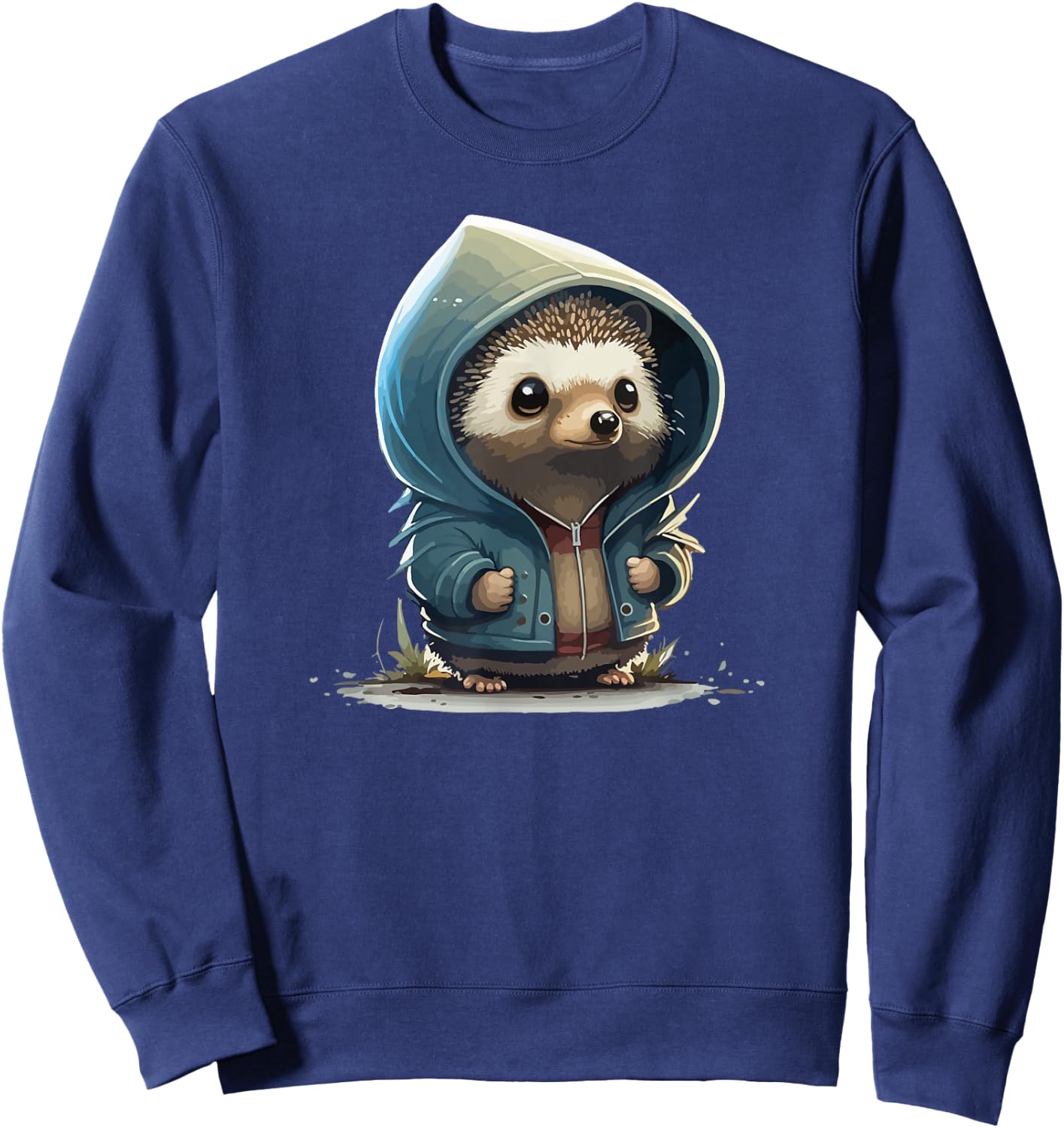 Retro Hedgehog Sweatshirt - Sweatshirt | Navy