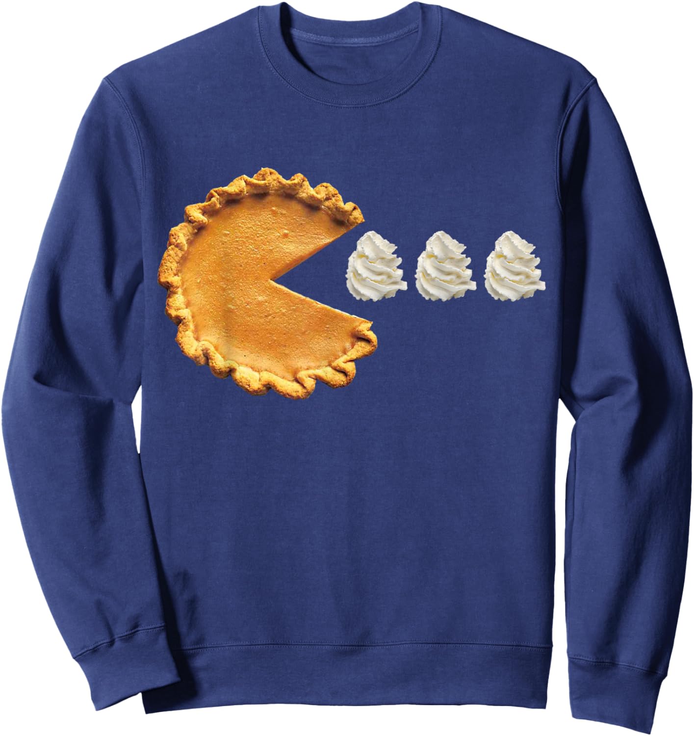 Pumpkin Pie Thanksgiving Sweatshirt - Sweatshirt | Navy
