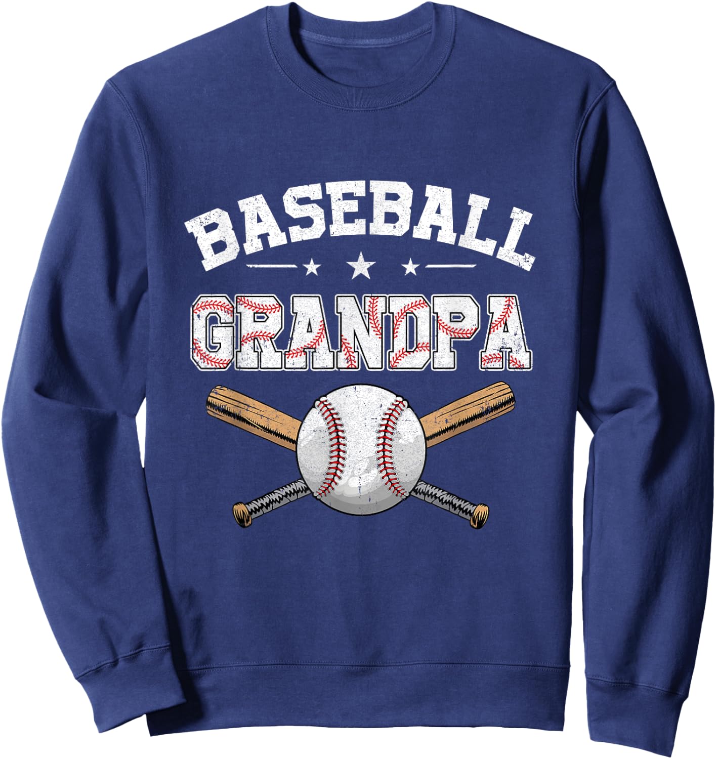 Baseball Grandpa For Fathers Day Baseball Lovers Sweatshirt - Sweatshirt | Navy
