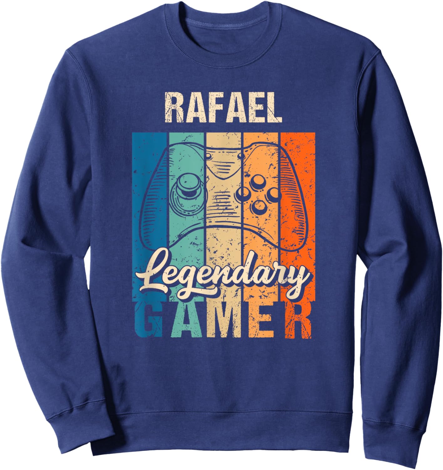 Rafael Name Gift - Personalized Legendary Gamer Sweatshirt - Sweatshirt | Navy