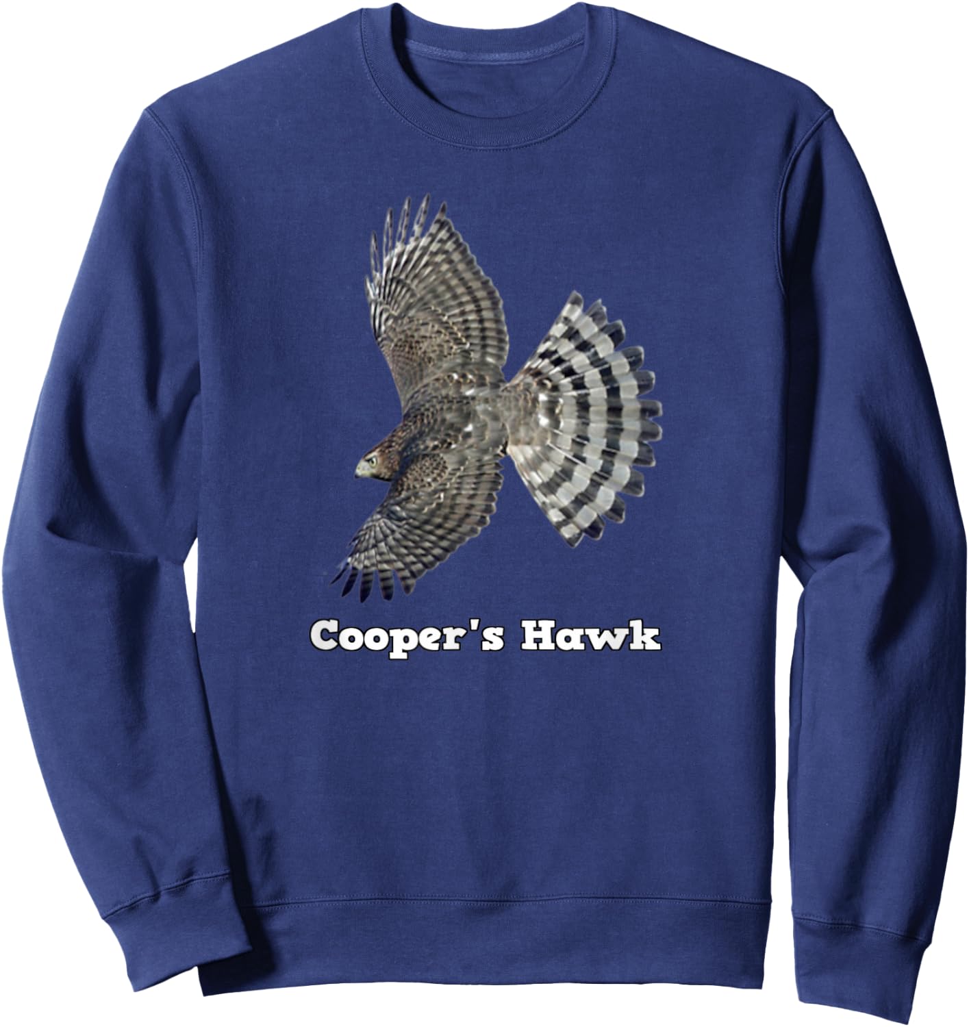 Cooper's Hawk Wildlife Sweatshirt - Sweatshirt | Navy