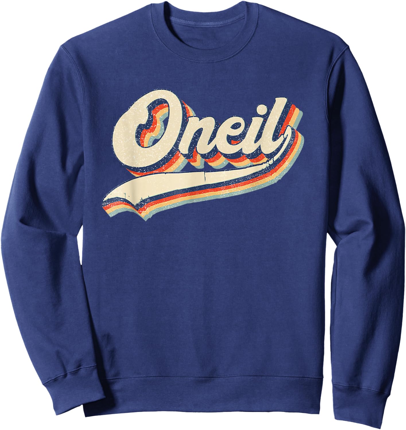 ONEIL Surname Retro Vintage 80s 90s Birthday Reunion Sweatshirt - Sweatshirt | Navy