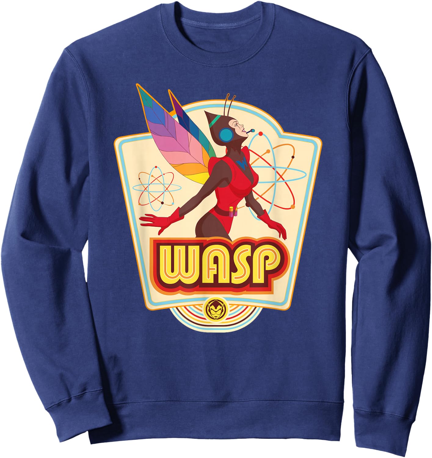 Marvel Avengers Wasp Comic Retro Vintage Iconic Sweatshirt - Sweatshirt | Navy