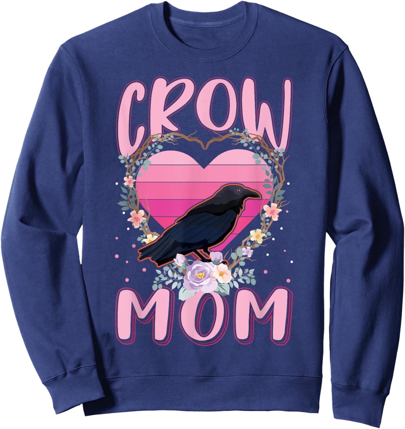 Raven Mom Crow Sweatshirt - Sweatshirt | Navy