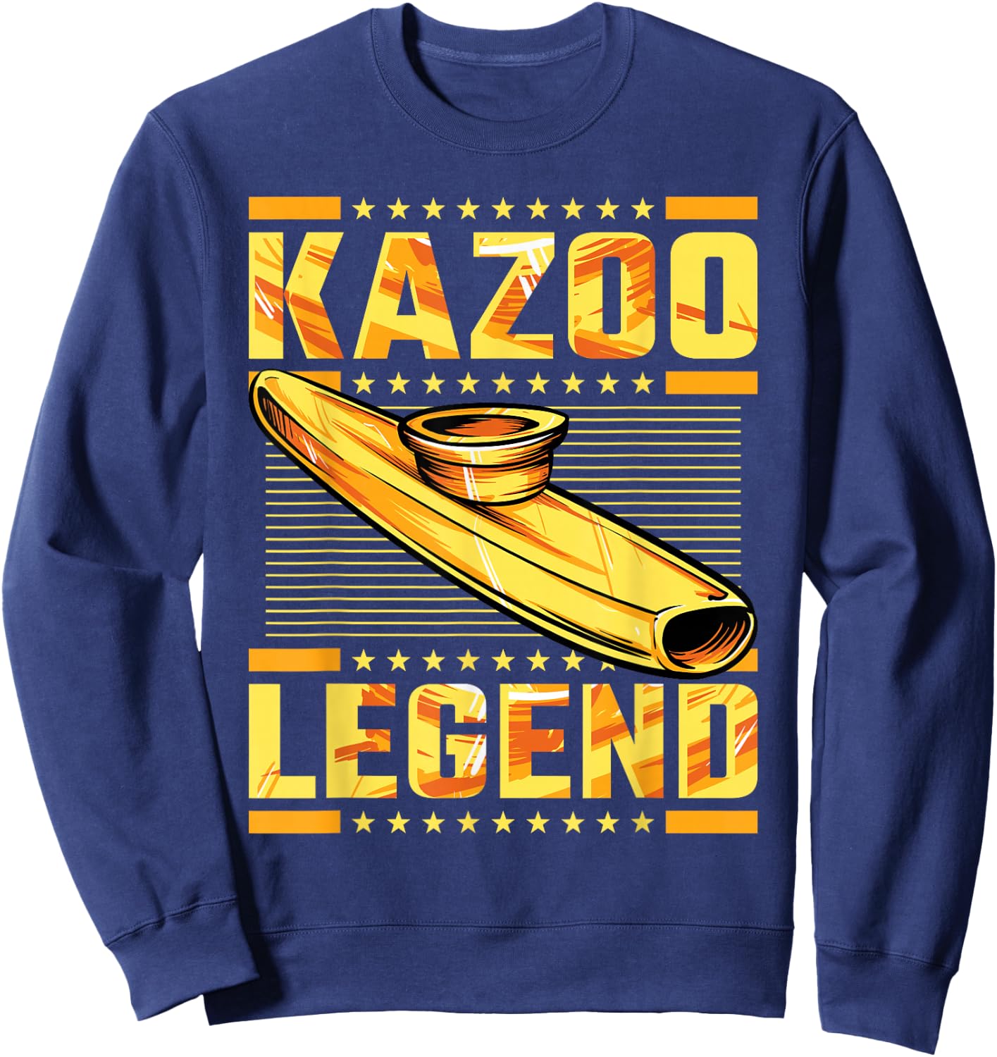 Kazoo Legend, Kazoo Player Sweatshirt - Sweatshirt | Navy