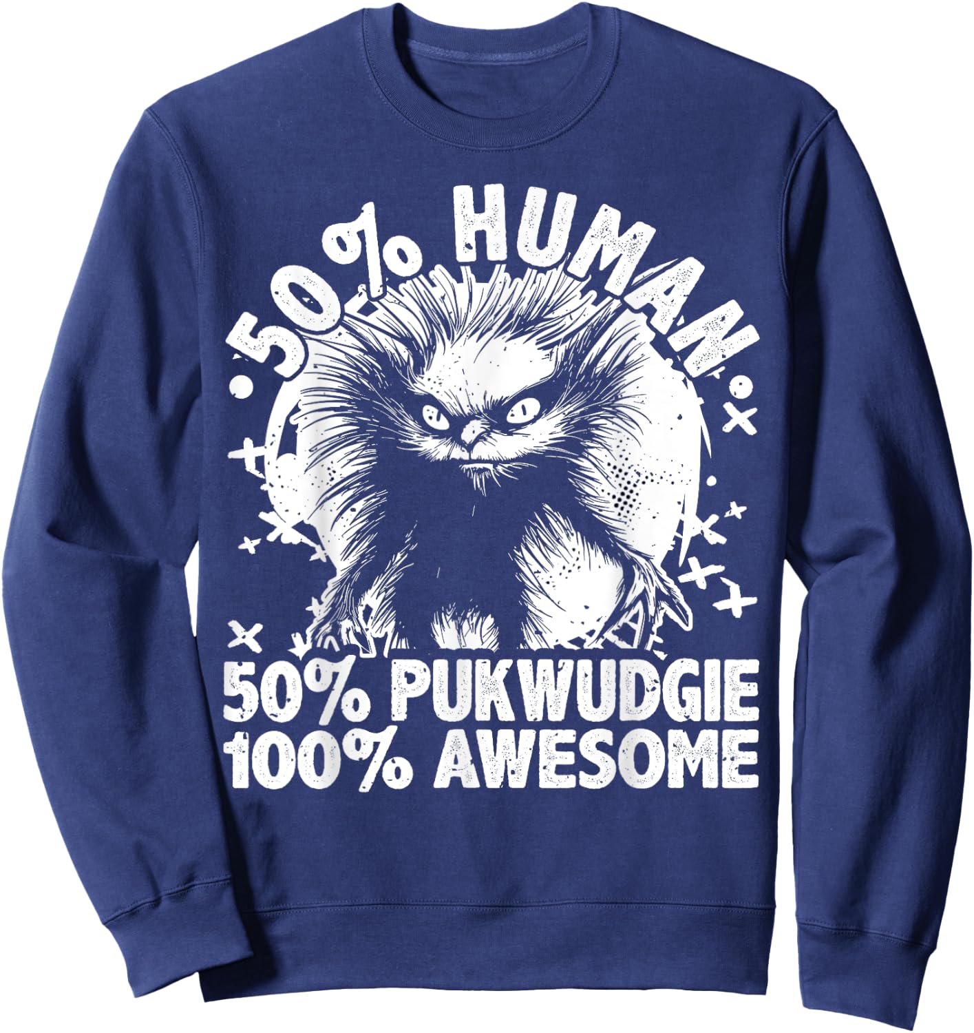Pukwudgie Cryptid & Folklore Myths For A Cryptozoologist Sweatshirt - Sweatshirt | Navy