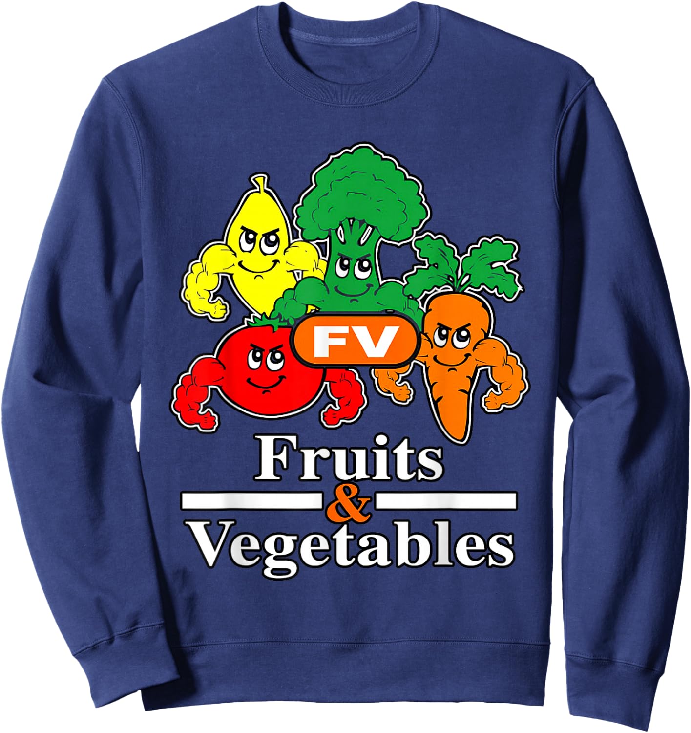 Fruits & Vegetables - Laranja Sweatshirt - Sweatshirt | Navy