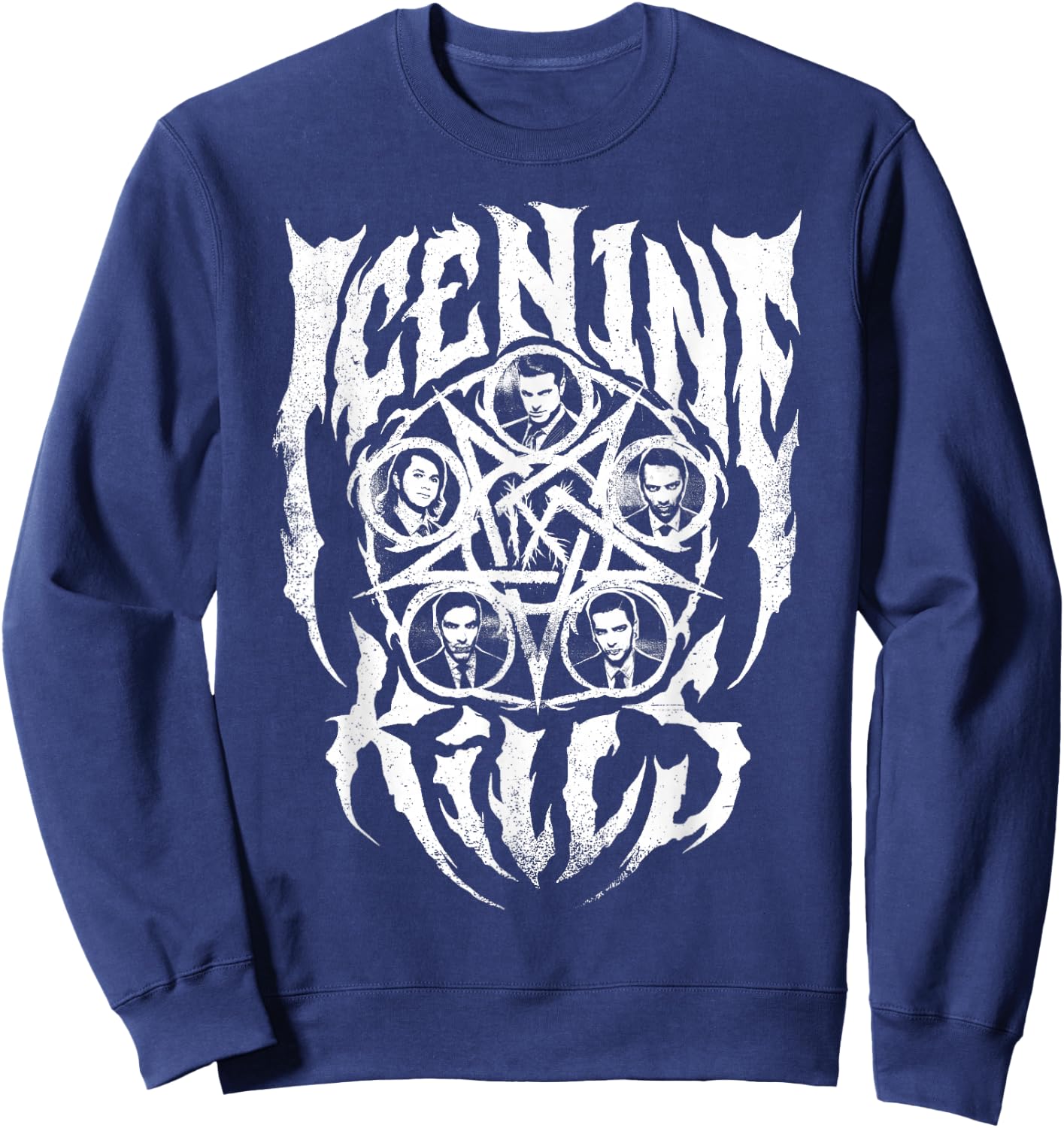 Ice Nine Kills – American Psycho Group Sweatshirt - Sweatshirt | Navy